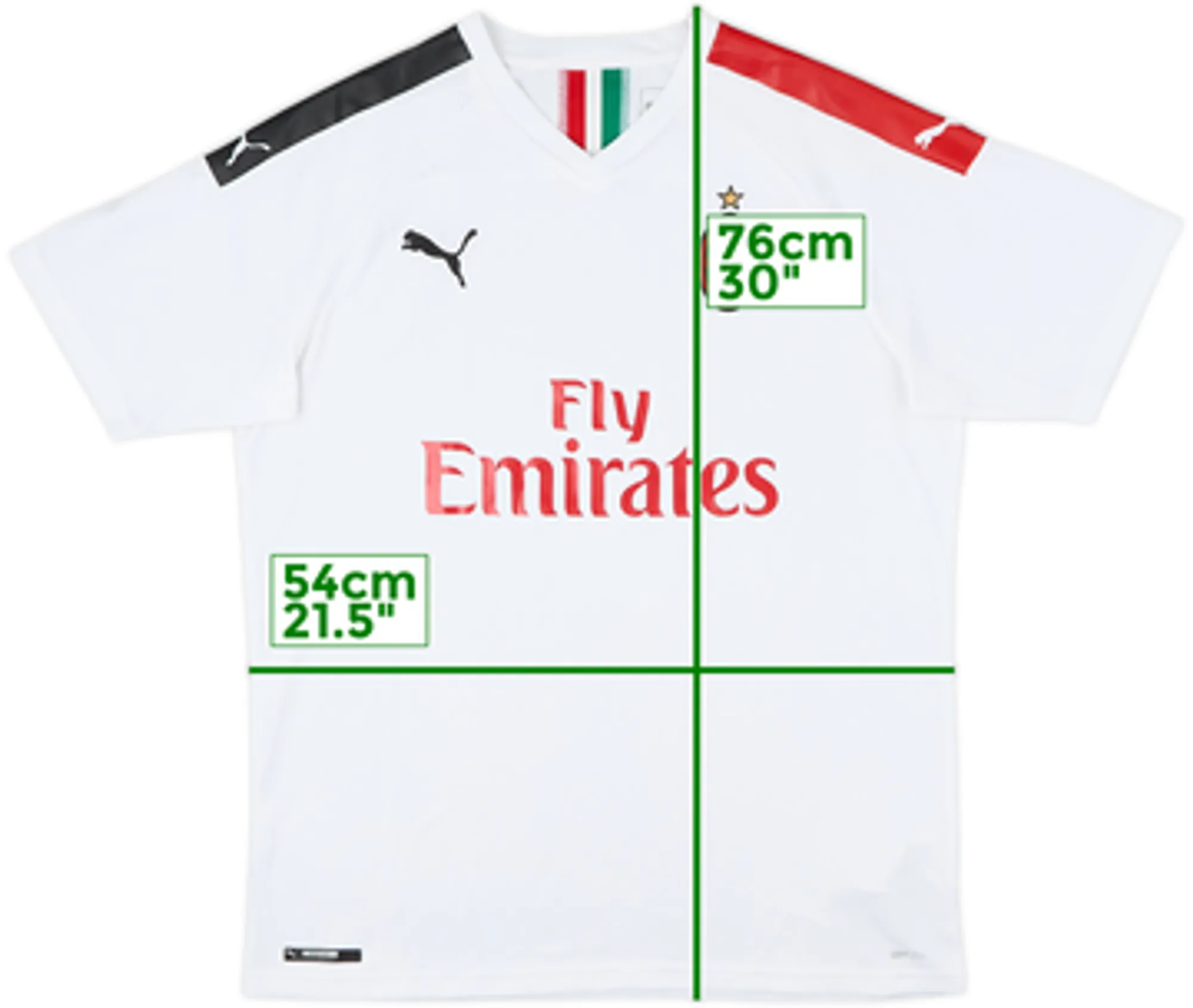 2019-20 AC Milan Away Shirt - 9/10 - (L)