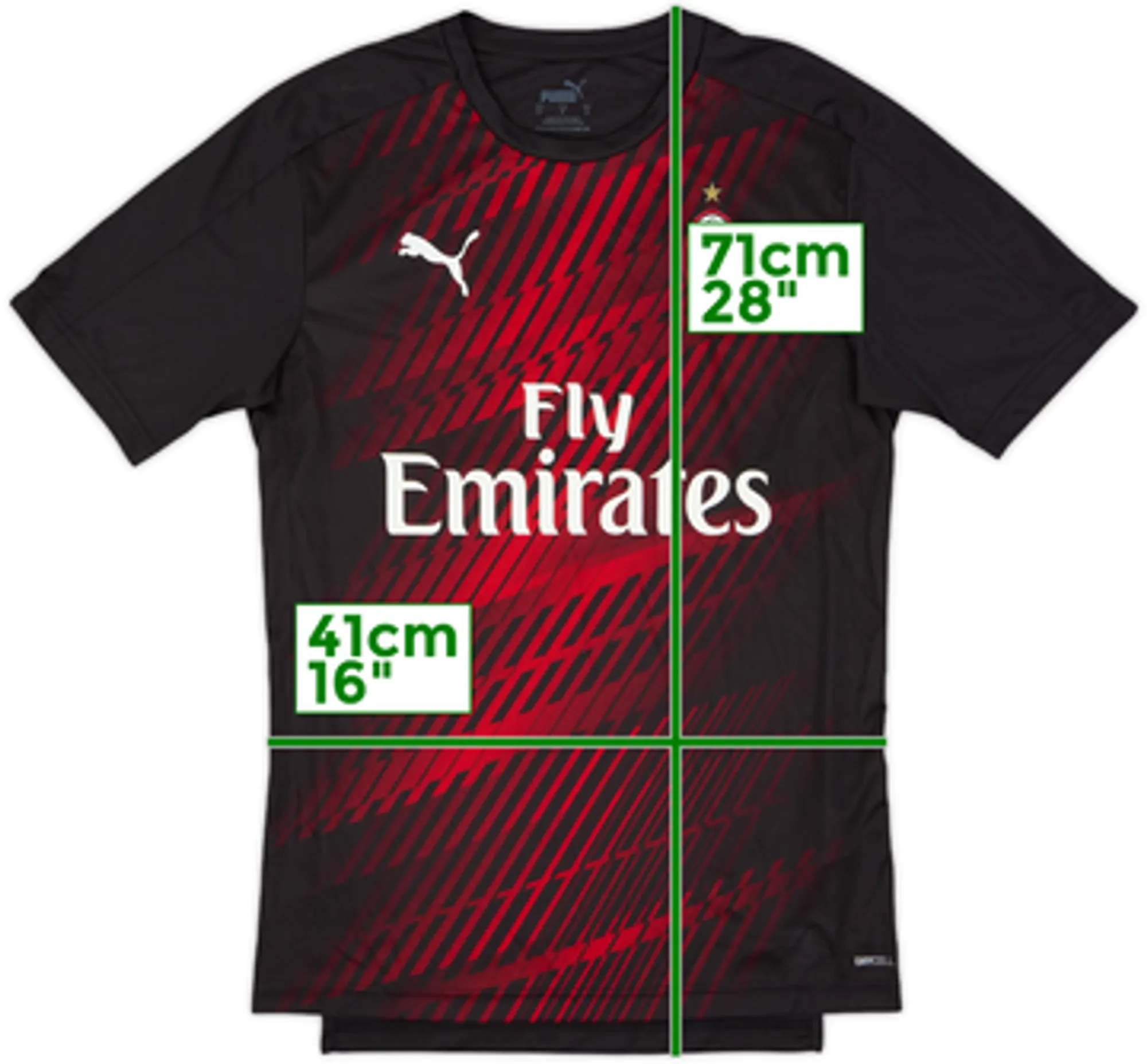 2019-20 AC Milan Puma Training Shirt - 6/10 - (S)