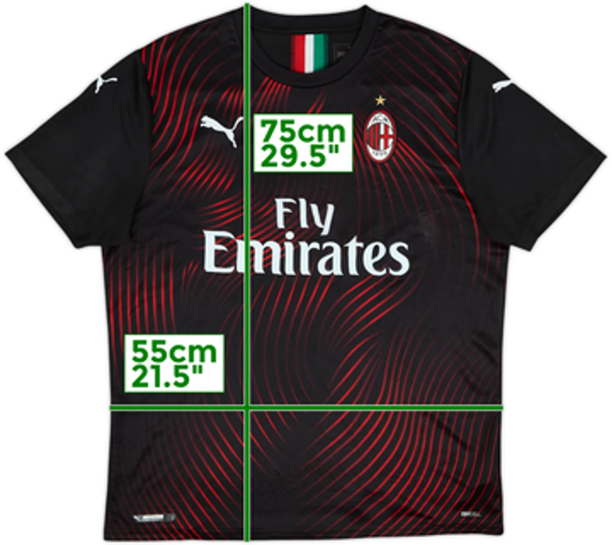 2019-20 AC Milan Third Shirt - 5/10 - (L)