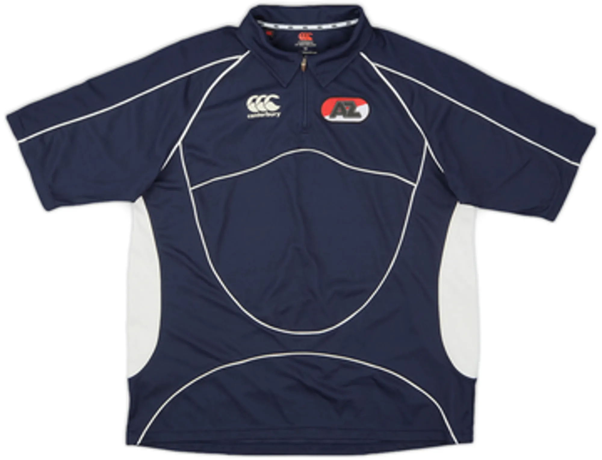 2008-09 AZ Alkmaar Canterbury 1/4 Zip Polo Shirt - 6/10 - (Women's L)