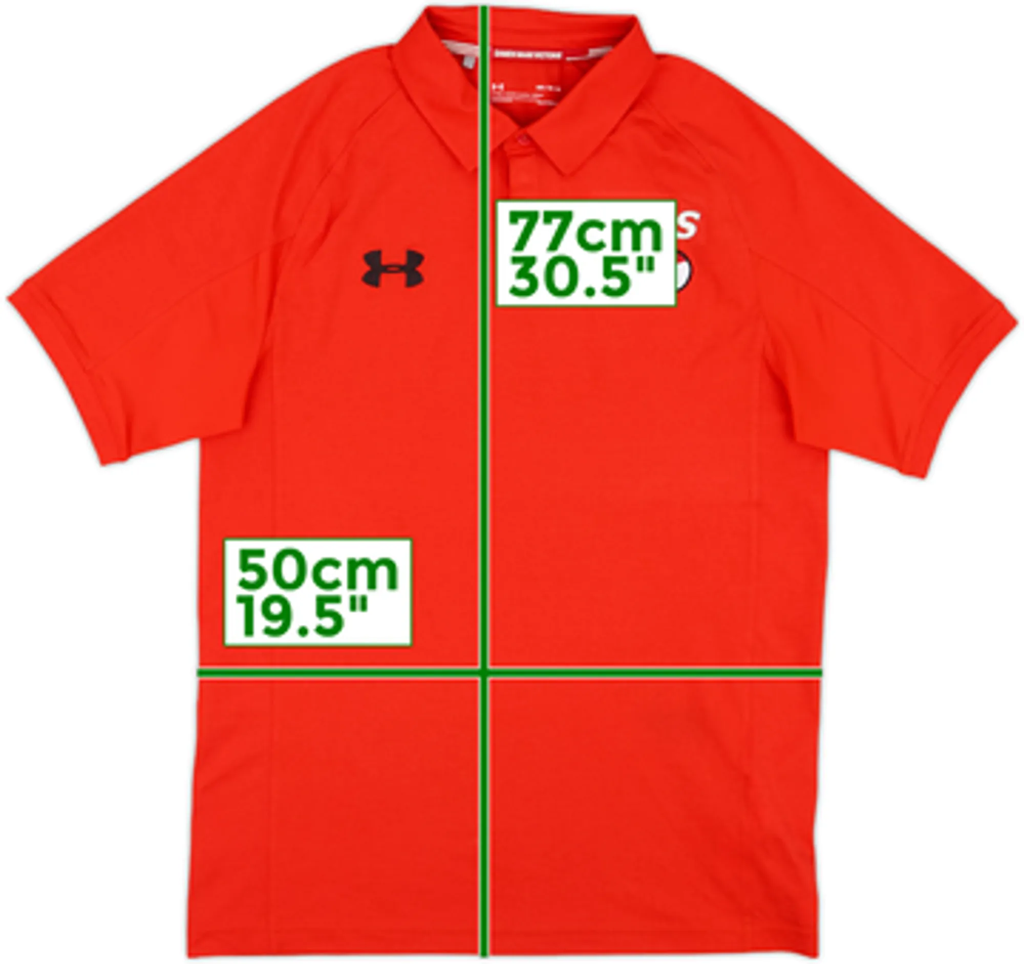 2018-19 AZ Alkmaar Under Armour Polo Shirt - 9/10 - (M)