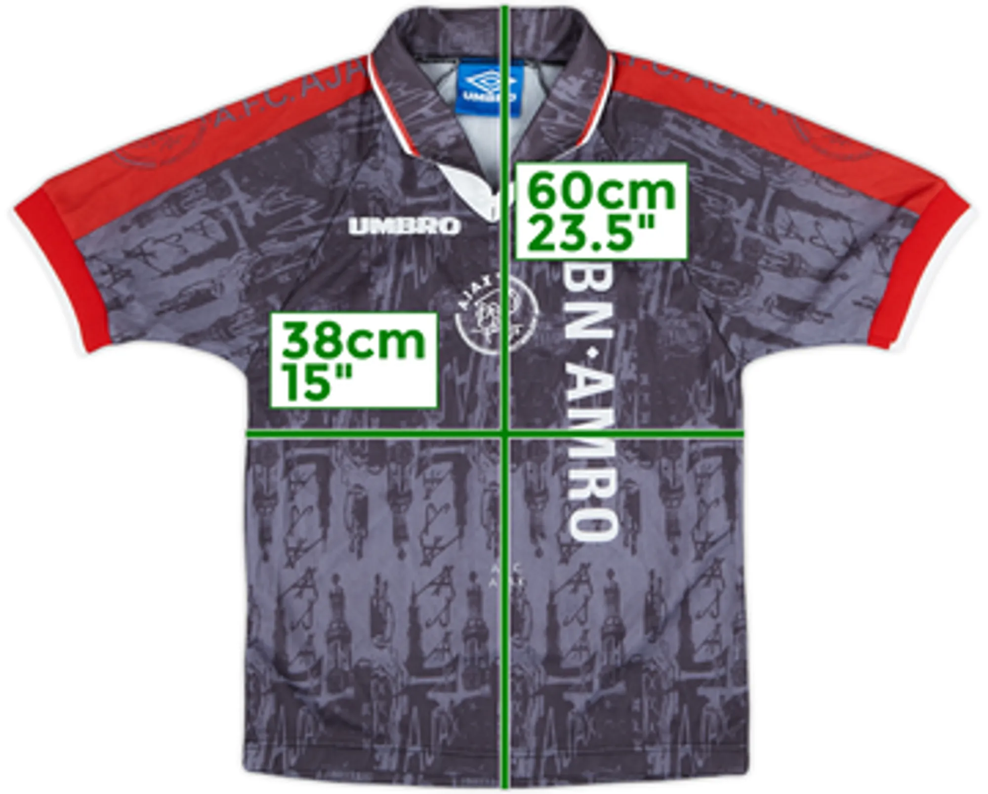 1996-97 Ajax Away Shirt - 9/10 - (L.Boys)