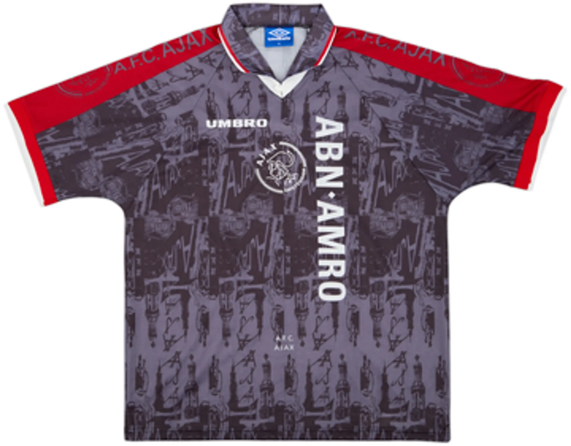 1996-97 Ajax Away Shirt F.De Boer #4 - 10/10 - (XL)