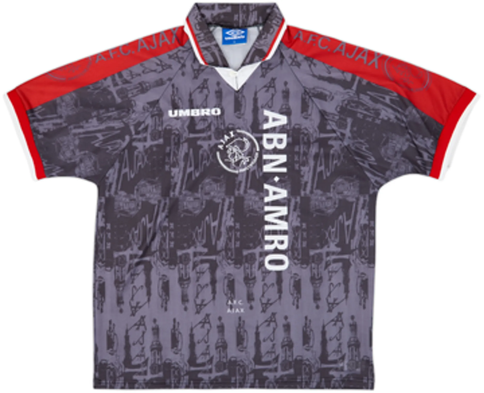 1996-97 Ajax Away Shirt Kluivert #9 - 10/10 - (M)