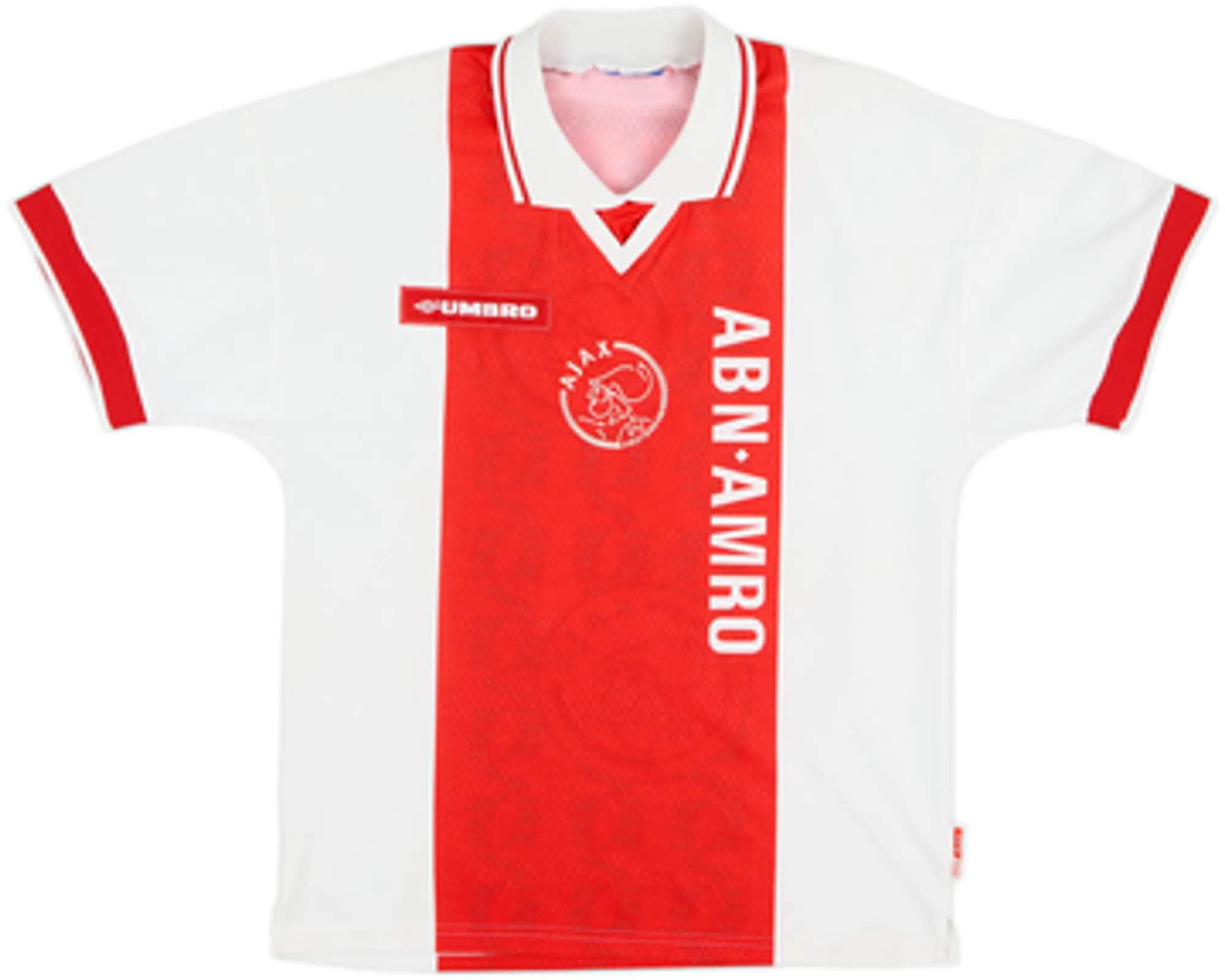 1998-99 Ajax Home Shirt F.De Boer #4 - 8/10 - (L)