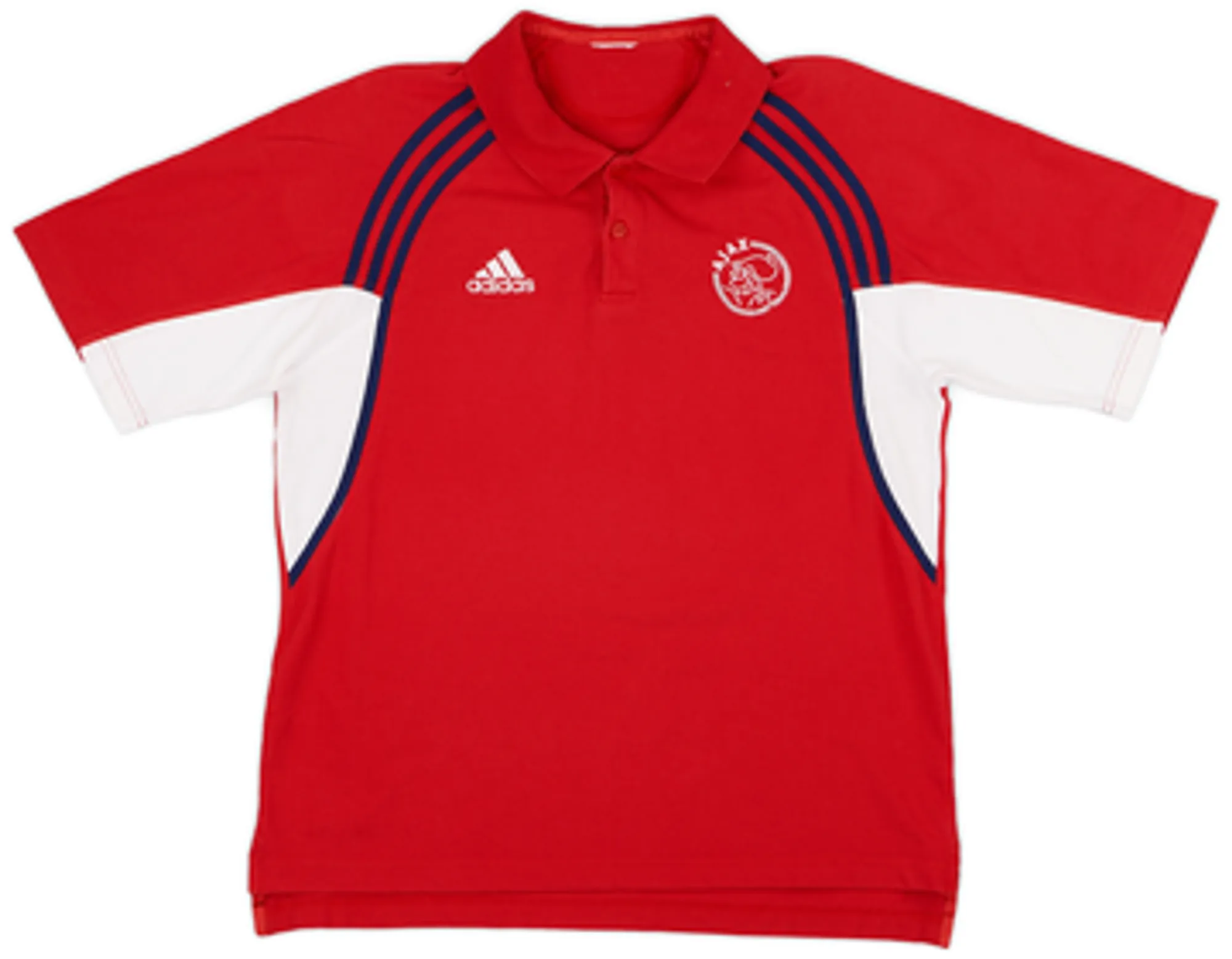 2000-01 Ajax adidas Polo Shirt - 9/10 - (S)