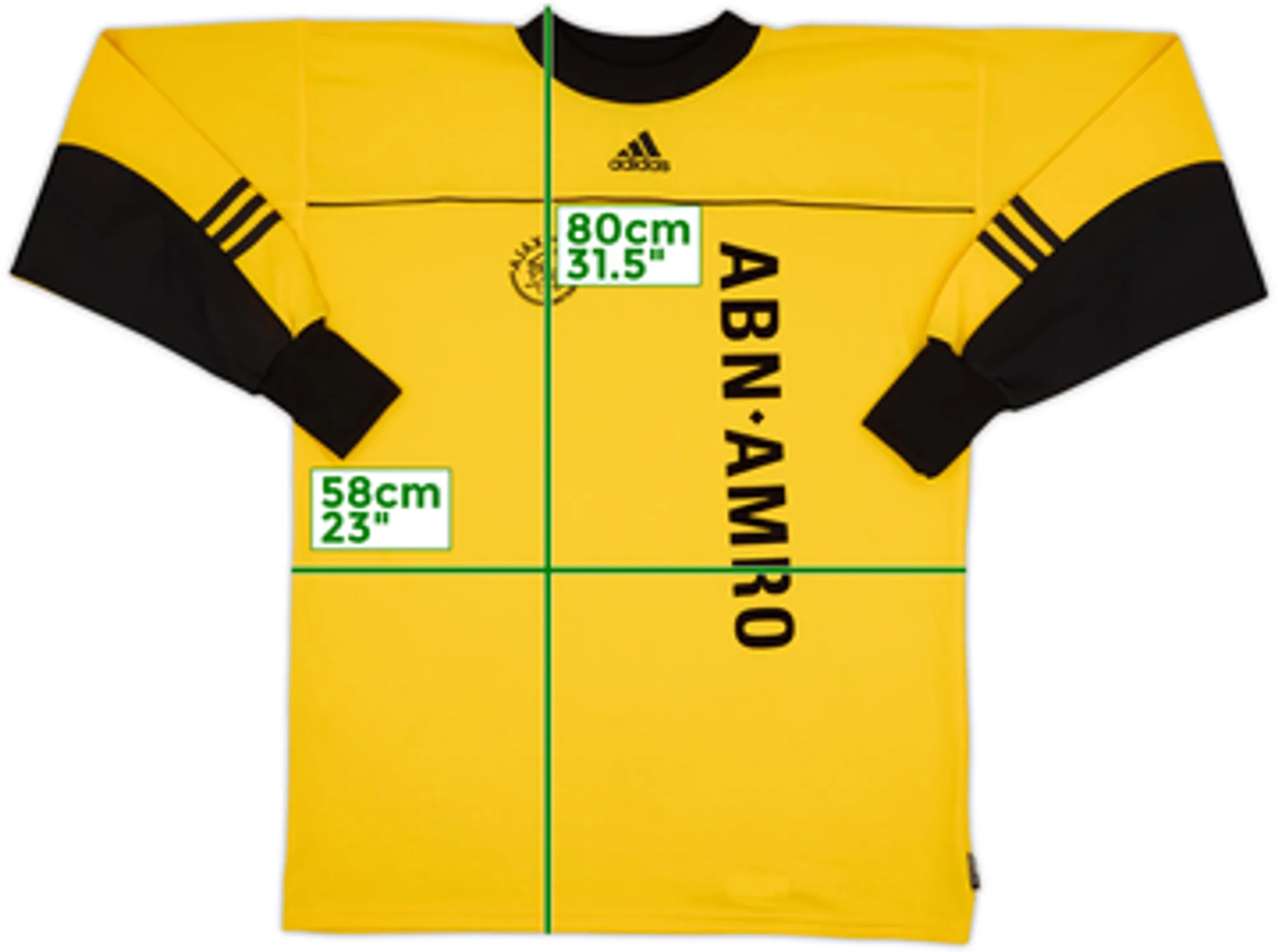 2002-03 Ajax GK Shirt - 9/10 - (L)