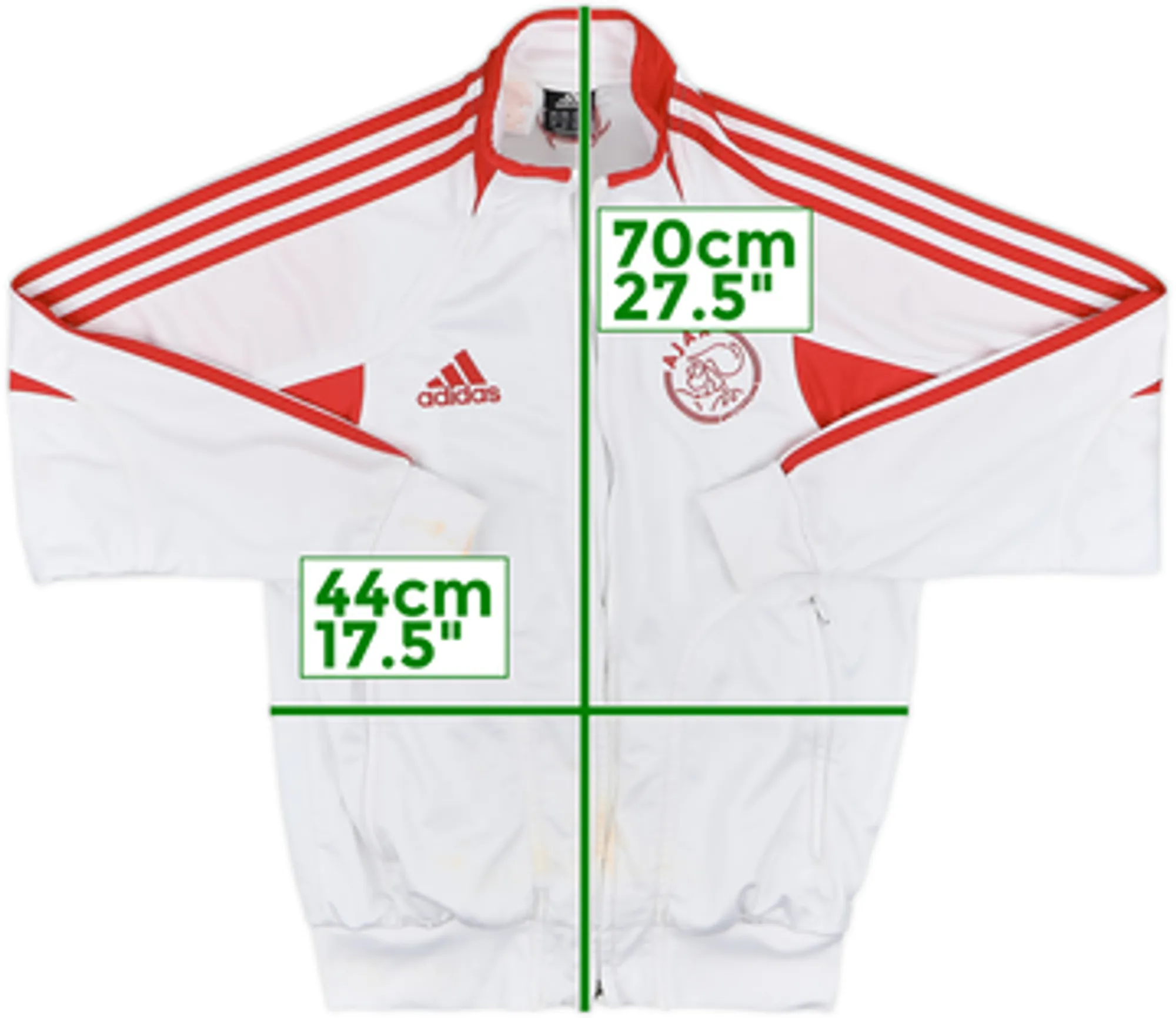 2004-05 Ajax adidas Track Jacket - 3/10 - (XL.Boys)