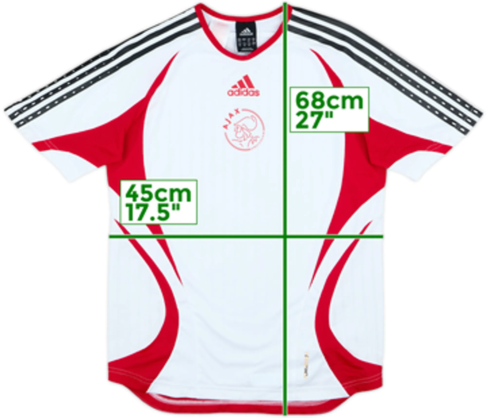 2007-08 Ajax adidas Formotion Training Shirt - 6/10 - (L.Boys)