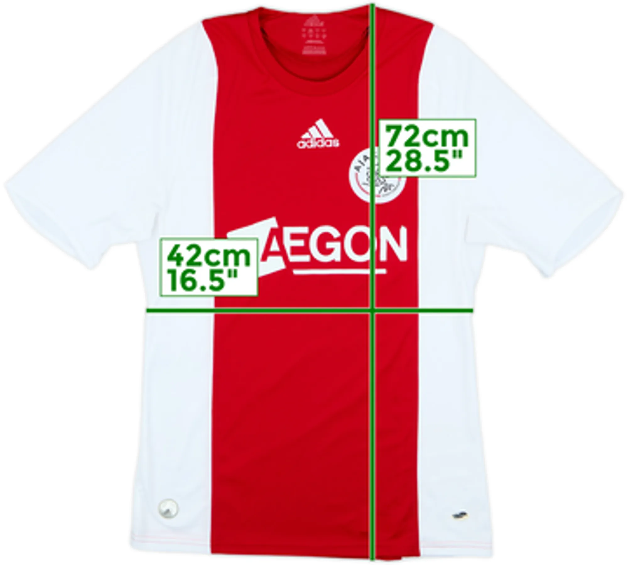 2008-09 Ajax Home Shirt - 5/10 - (L)