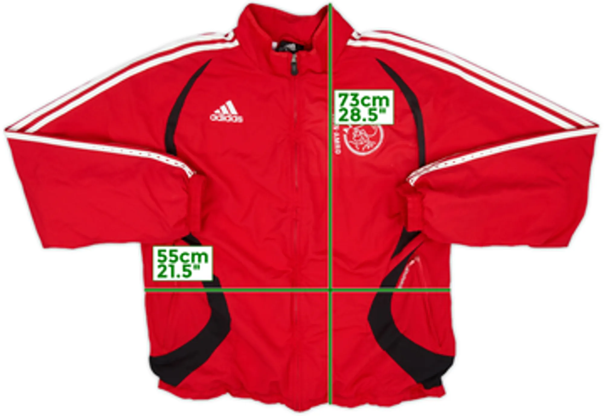 2006-07 Ajax adidas Formotion Track Jacket - 7/10 - (L)