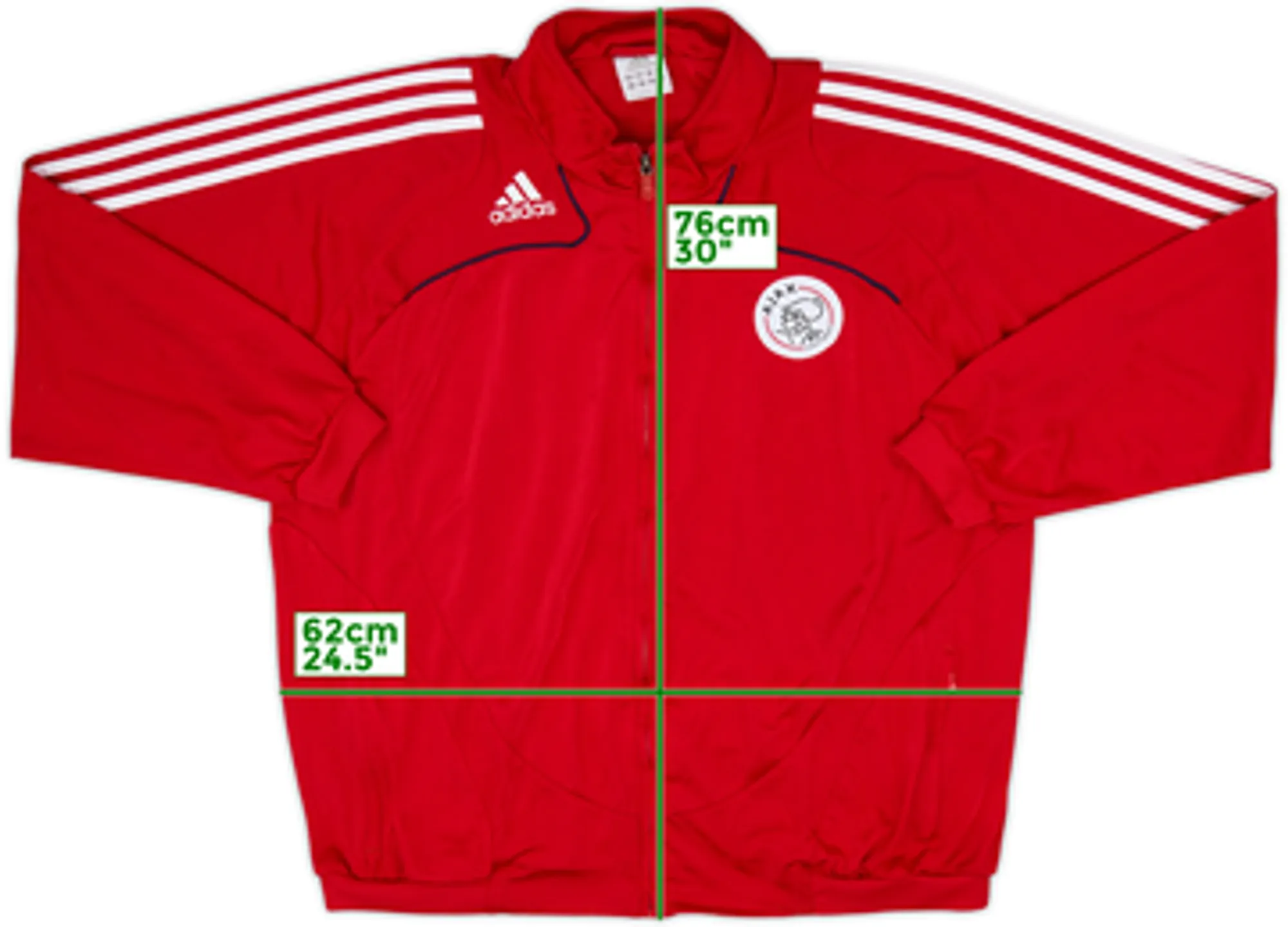 2009-10 Ajax adidas Track Jacket - 9/10 - (M)