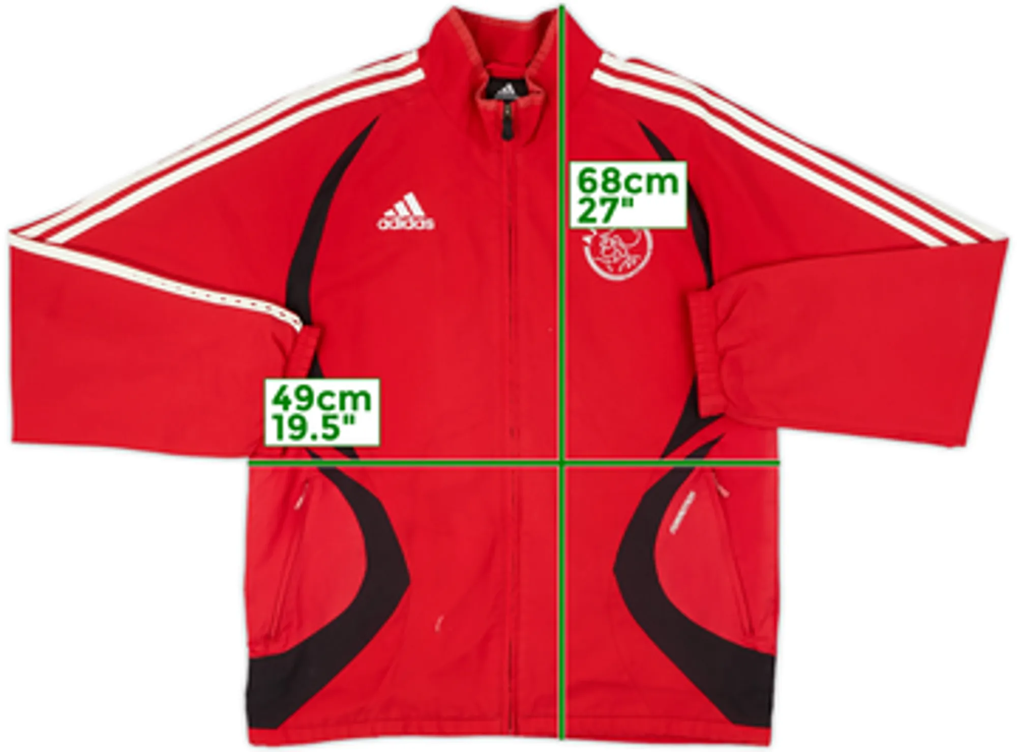 2006-07 Ajax adidas Formotion Track Jacket - 6/10 - (S)