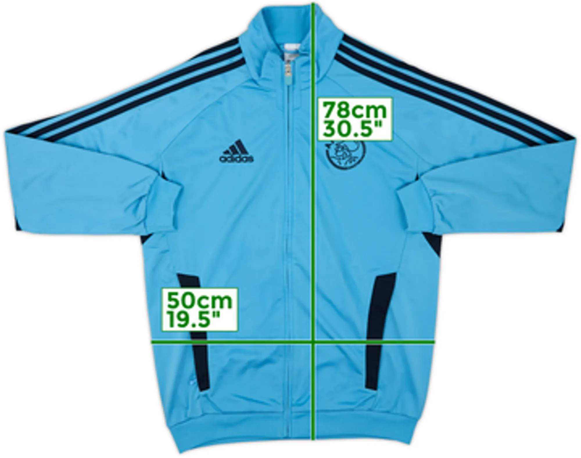 2011-12 Ajax adidas Track Jacket - 8/10 - (M)