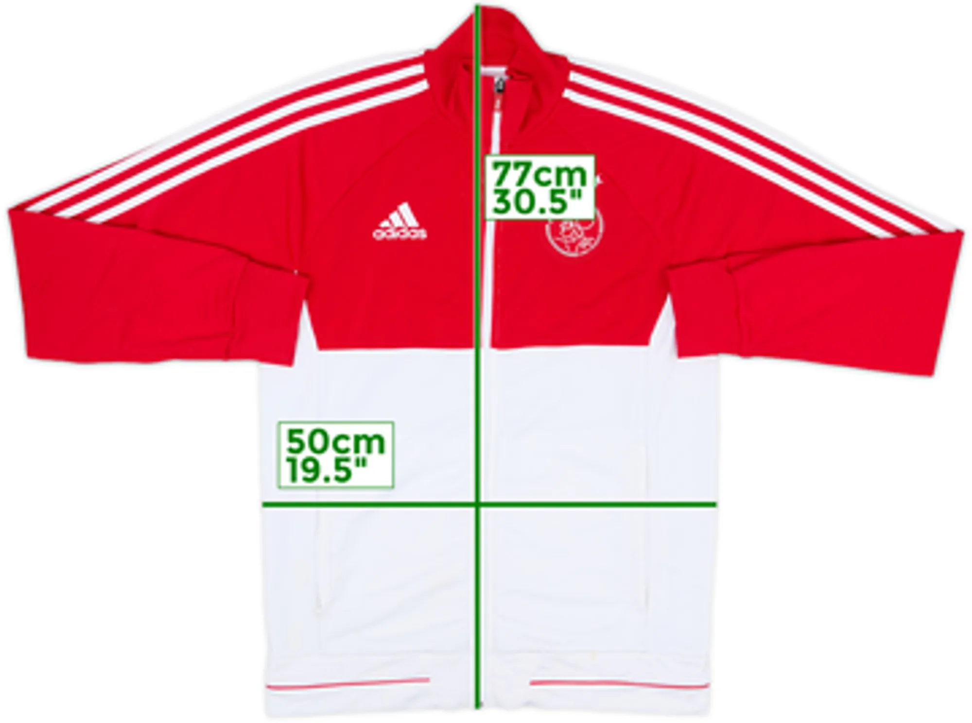 2017-18 Ajax adidas Track Jacket - 7/10 - (M)