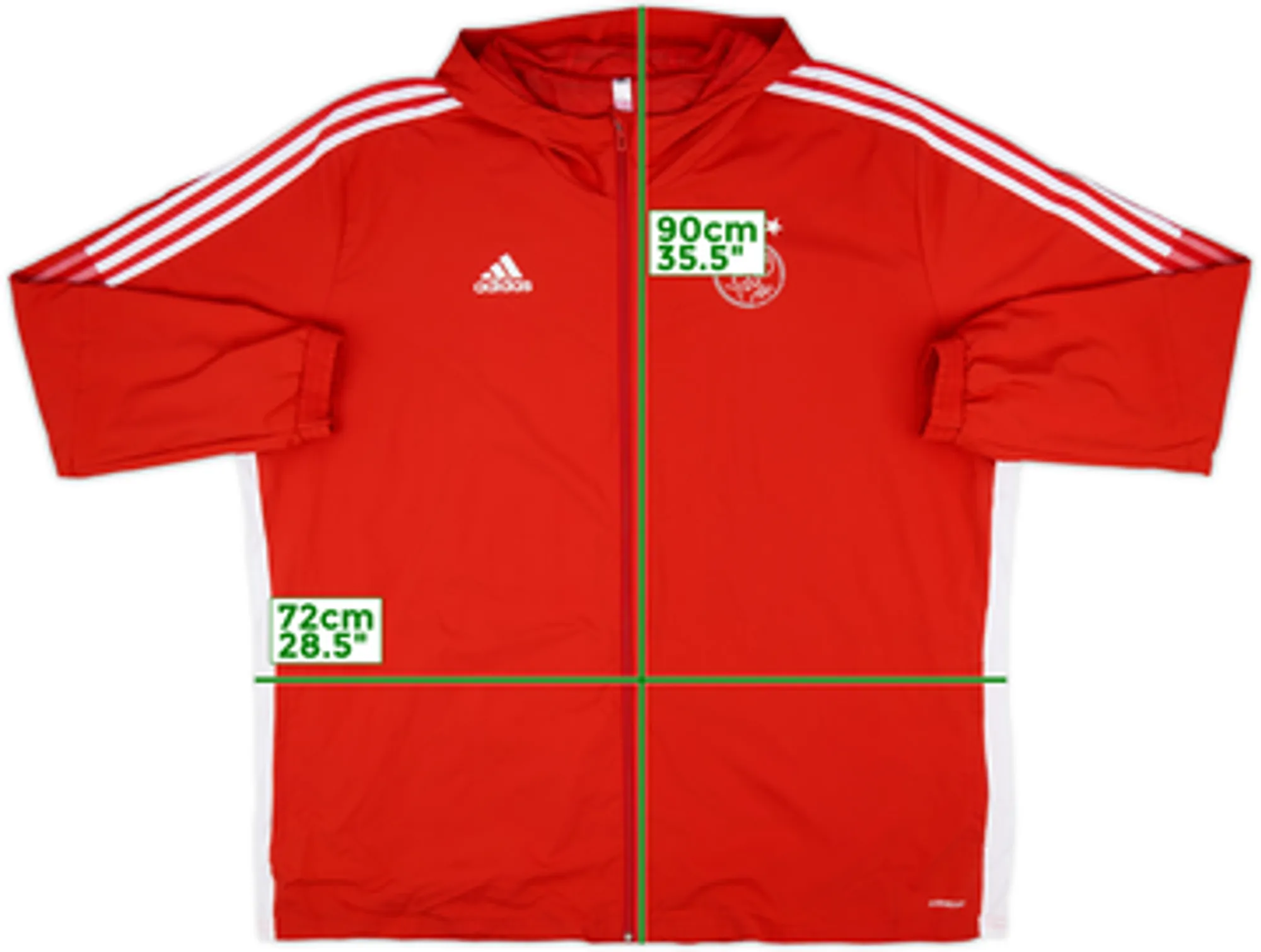 2020-21 Ajax adidas Hooded Track Jacket - 10/10 - (3XL)