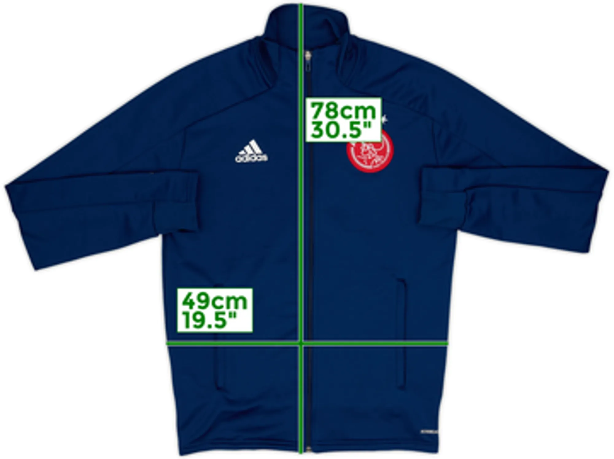 2020-21 Ajax adidas Track Jacket - 8/10 - (L)