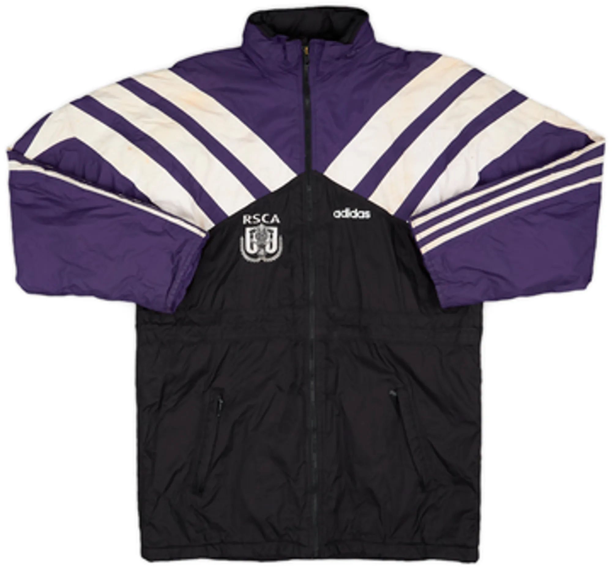 1994-95 Anderlecht adidas Padded Bench Coat - 6/10 - (S)