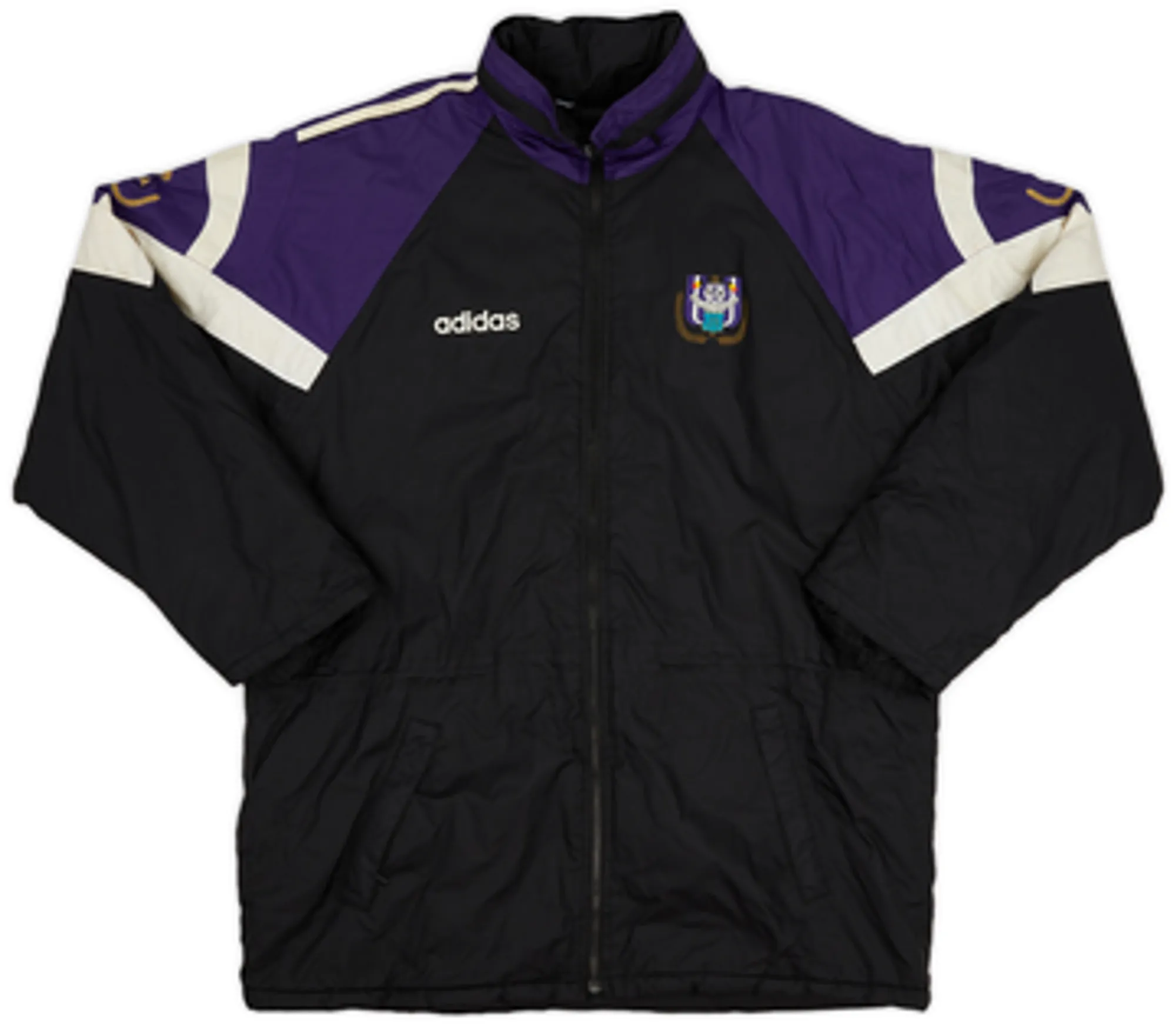 1997-98 Anderlecht adidas Padded Bench Jacket - 8/10 - (L)