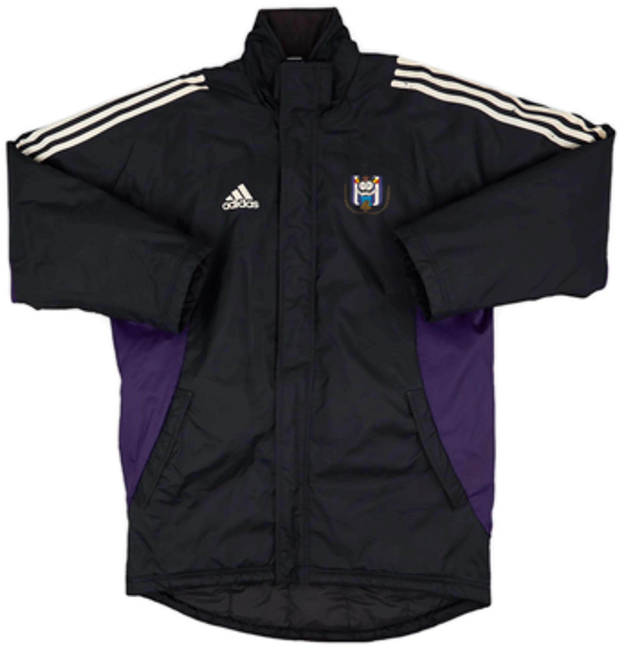 2002-03 Anderlecht adidas Padded Bench Coat - 7/10 - (M)