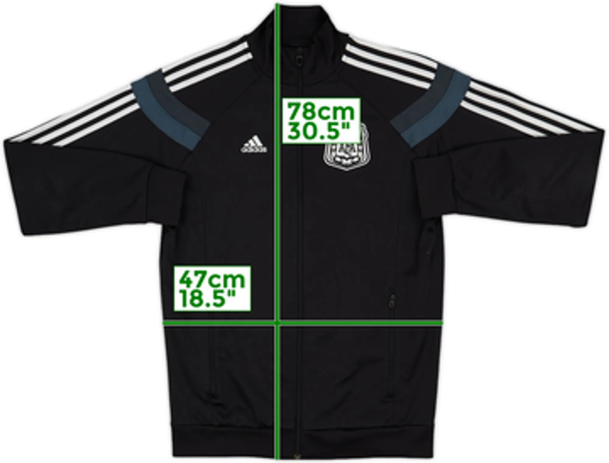 2013-14 Argentina adidas Track Jacket - 8/10 - (S)