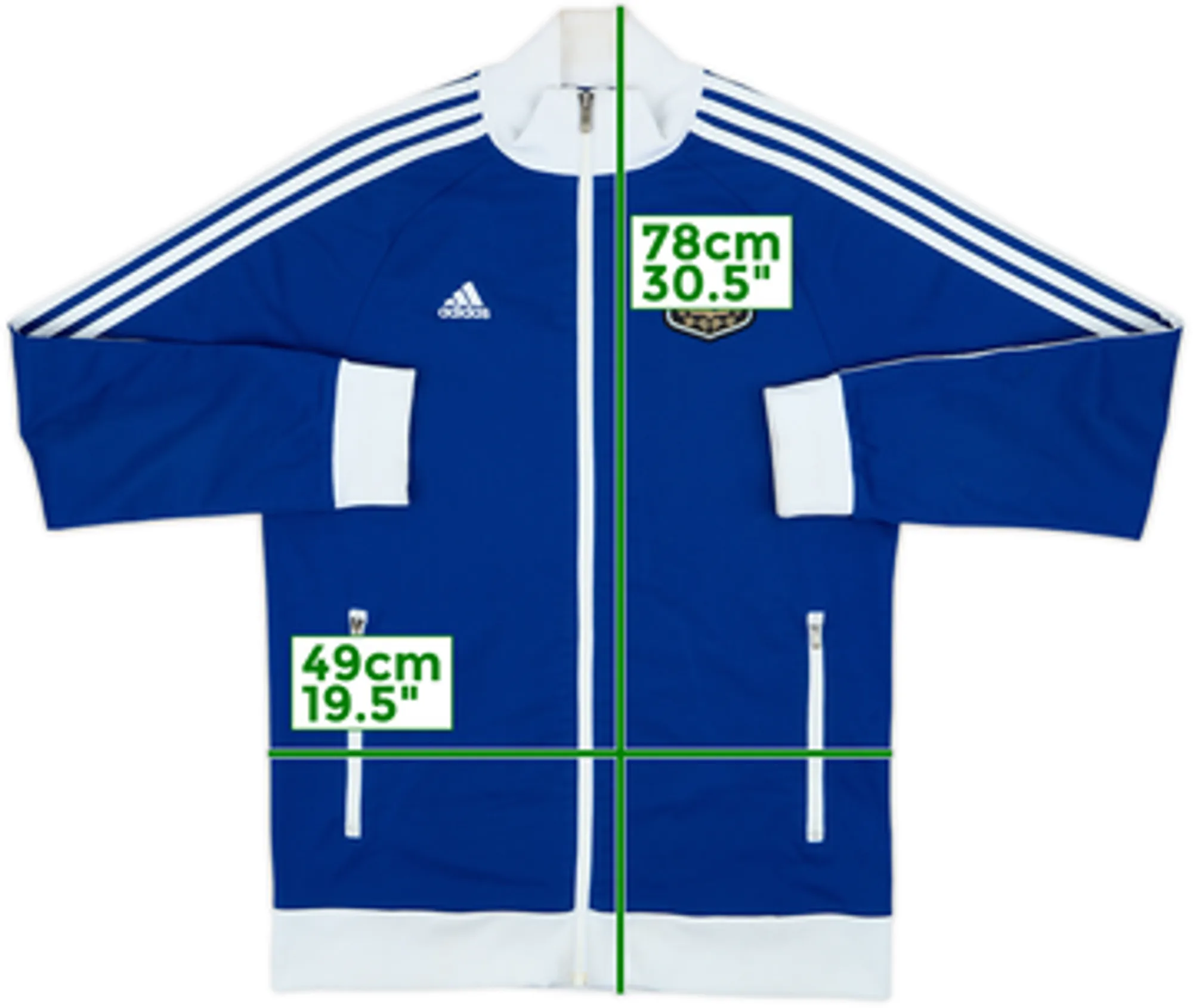 2013-15 Argentina adidas Track Jacket - 8/10 - (S)