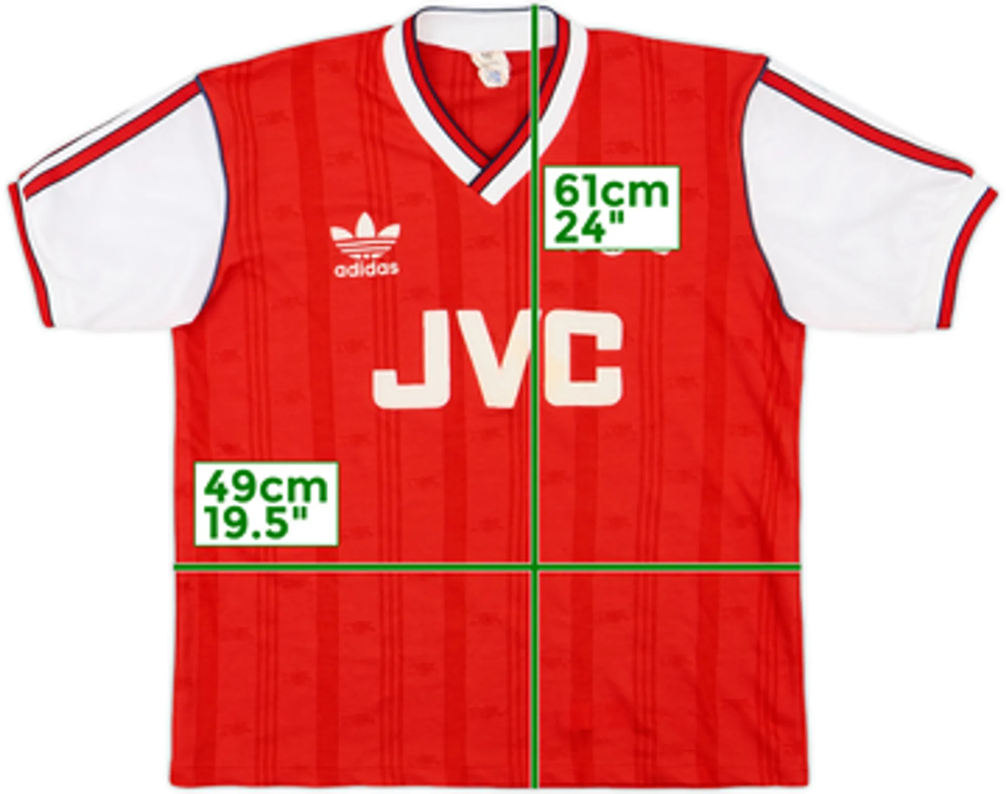 1986-88 Arsenal Home Shirt - 8/10 - (L)