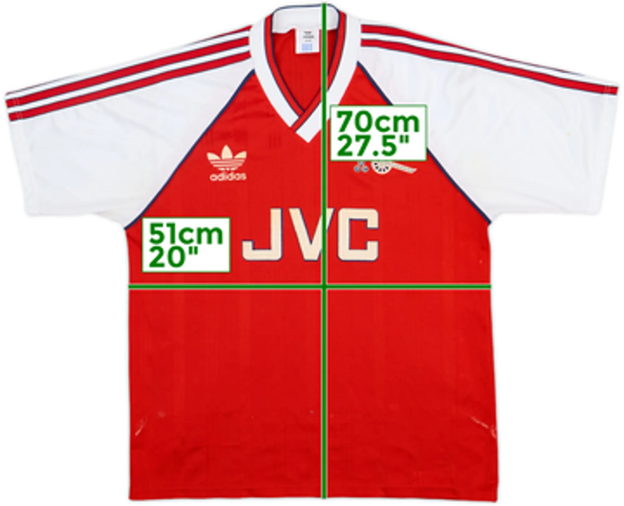 1988-90 Arsenal Home Shirt - 7/10 - (L.Boys)