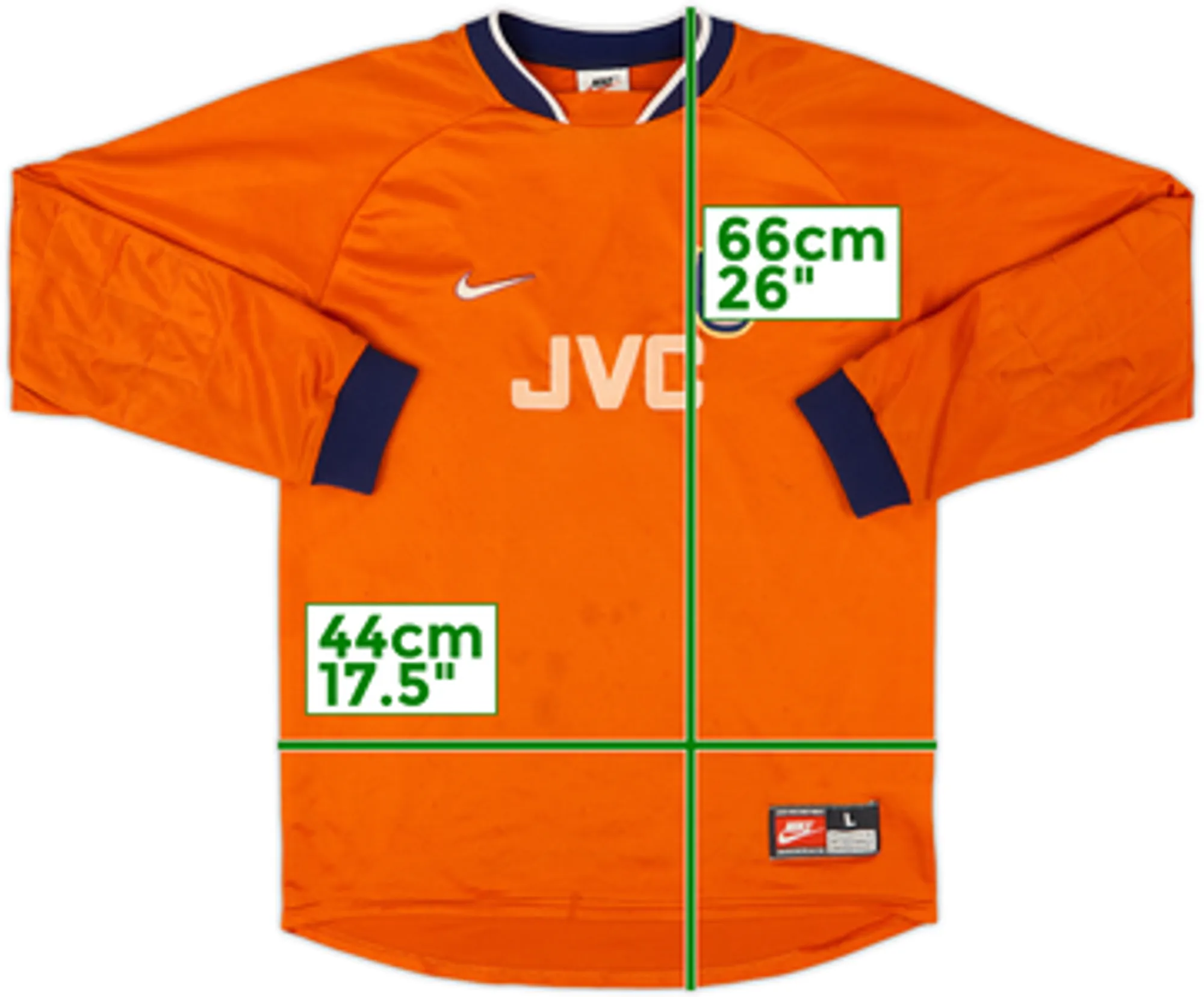 1997-98 Arsenal GK Shirt - 6/10 - (L.Boys)