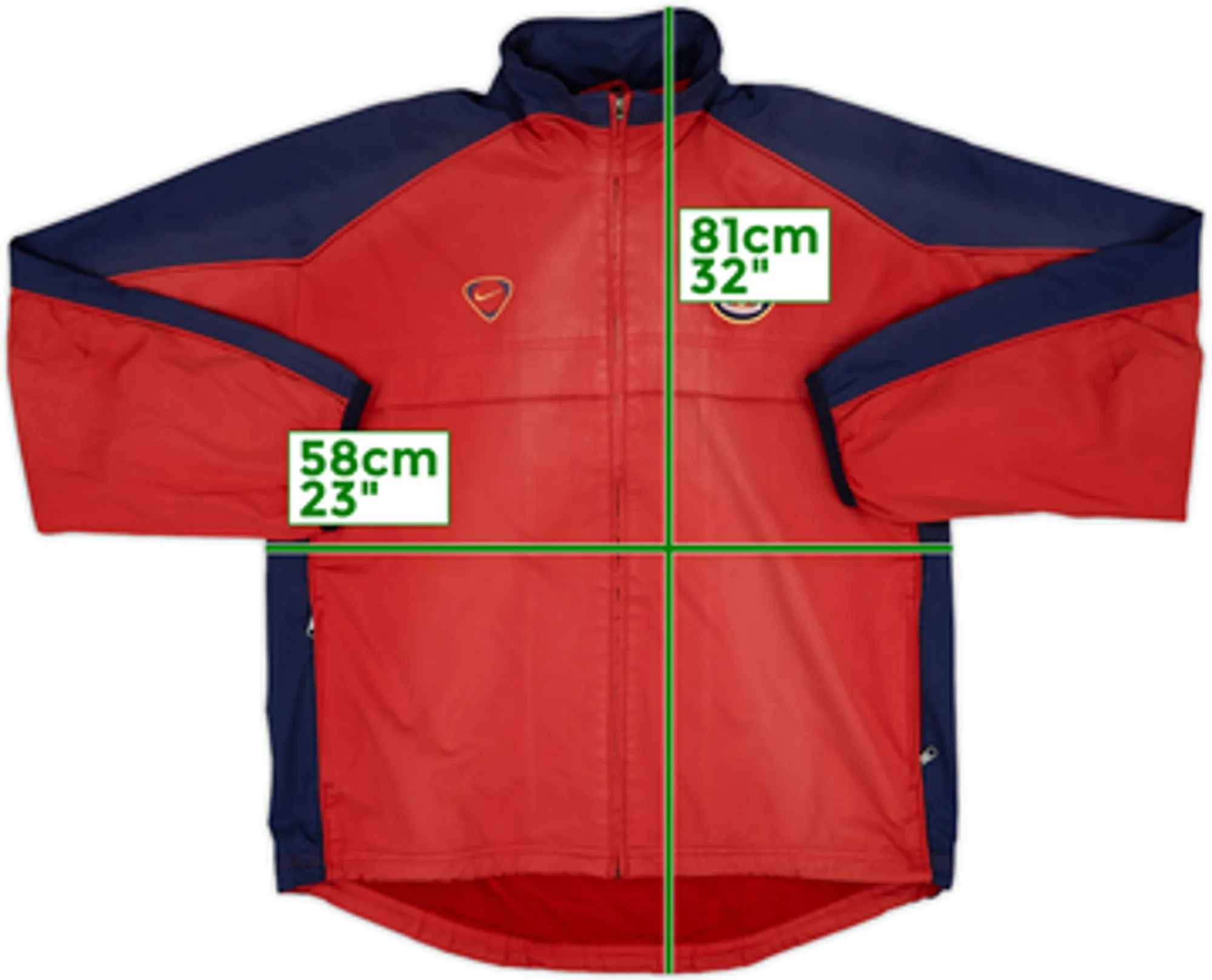 2000-01 Arsenal Nike Track Jacket - 5/10 - (M)