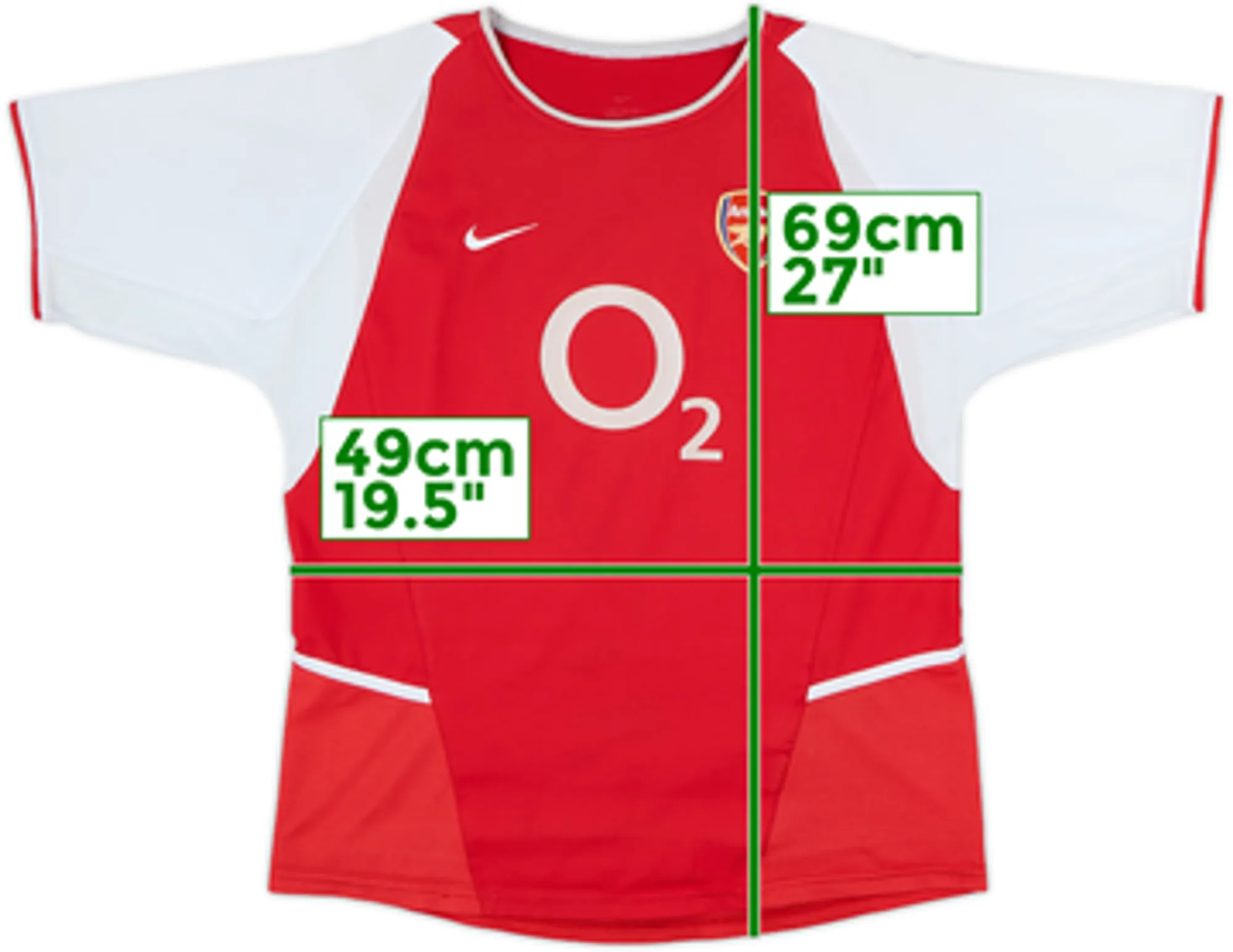 2002-04 Arsenal Home Shirt - 5/10 - (XL.Boys)