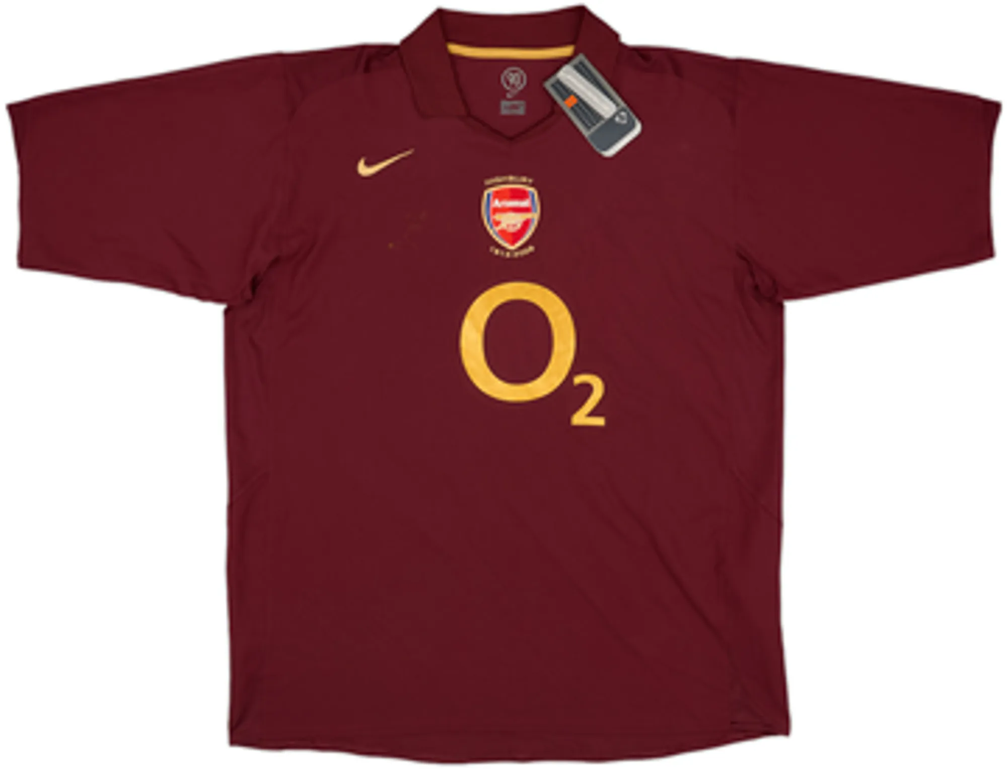 2005-06 Arsenal Home Shirt Bergkamp #10 (XXL)