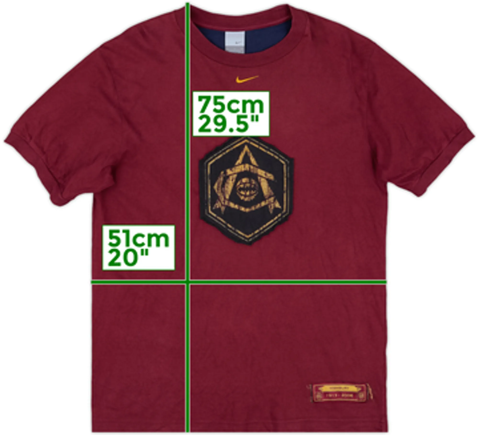 2005-06 Arsenal Nike Graphic Tee - 8/10 - (L)