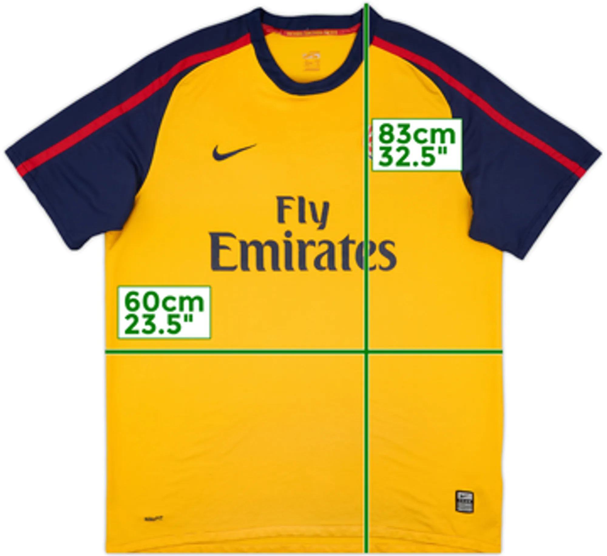 2008-09 Arsenal Away Shirt - 5/10 - (XL.Boys)