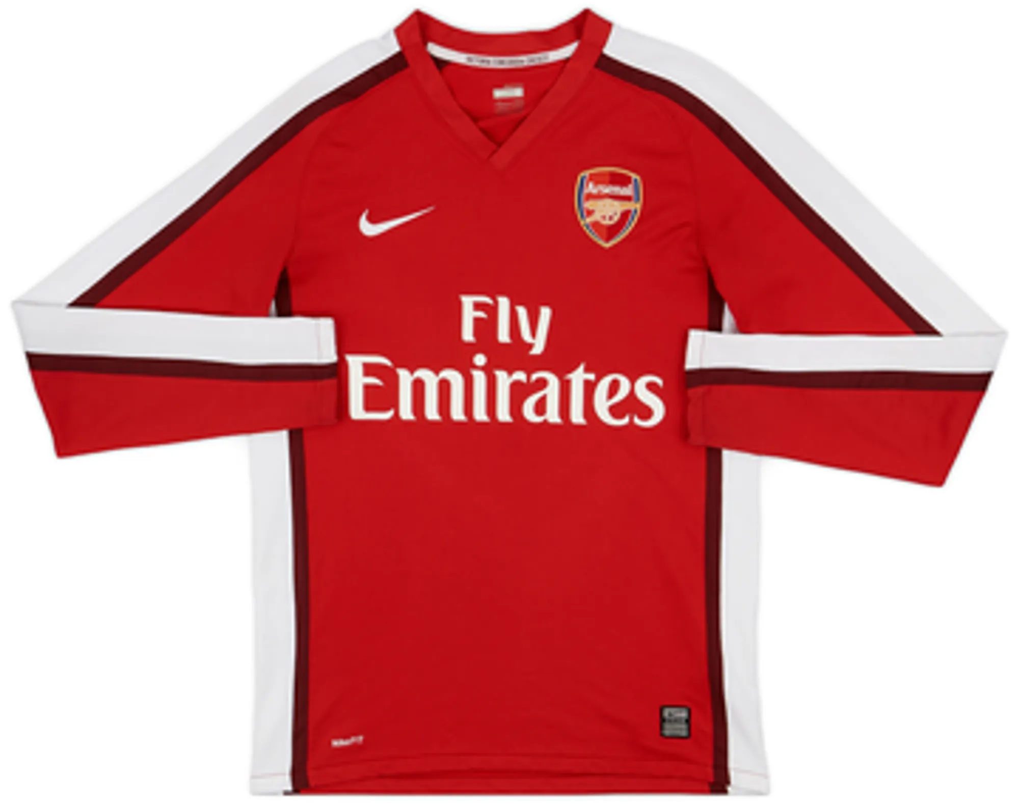 2008-10 Arsenal Home L/S Shirt Sagna #3 - 6/10 - (S)