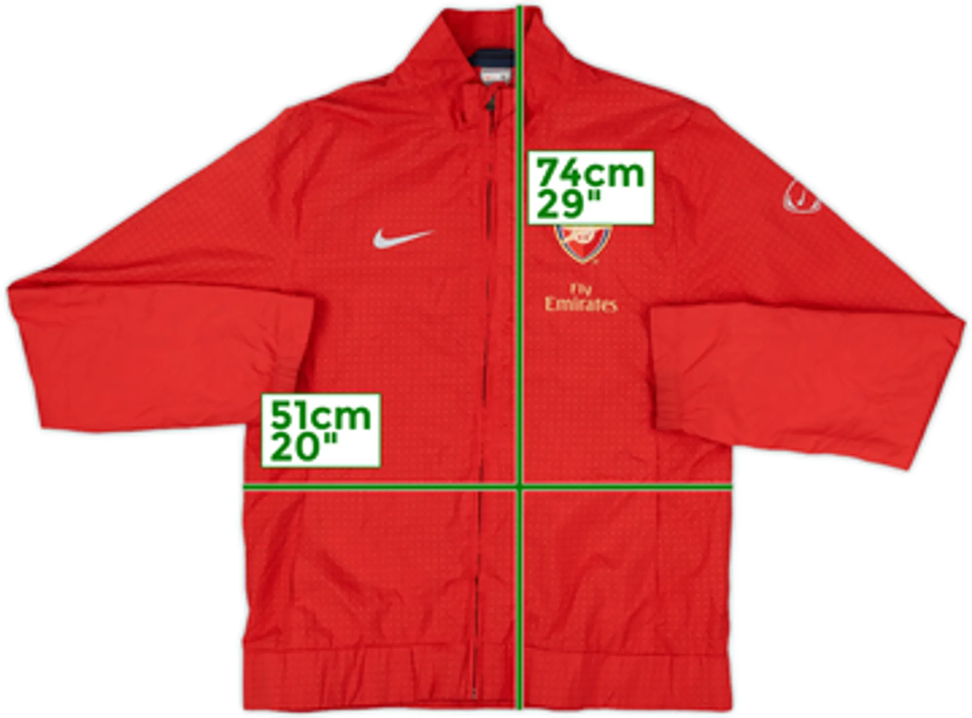 2009-10 Arenal Nike Track Jacket - 8/10 - (M)