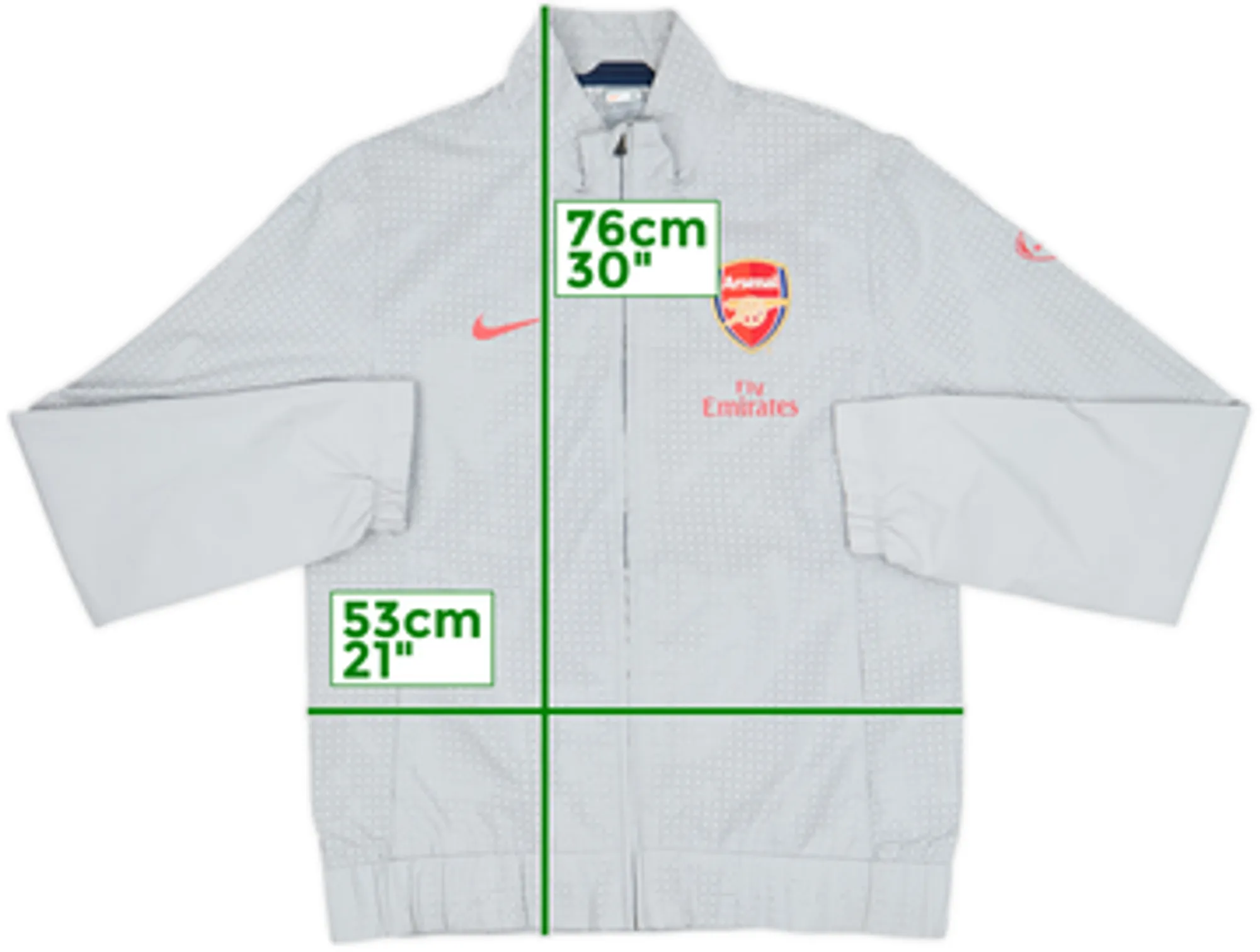 2009-10 Arsenal Nike Track Jacket - 10/10 - (M)