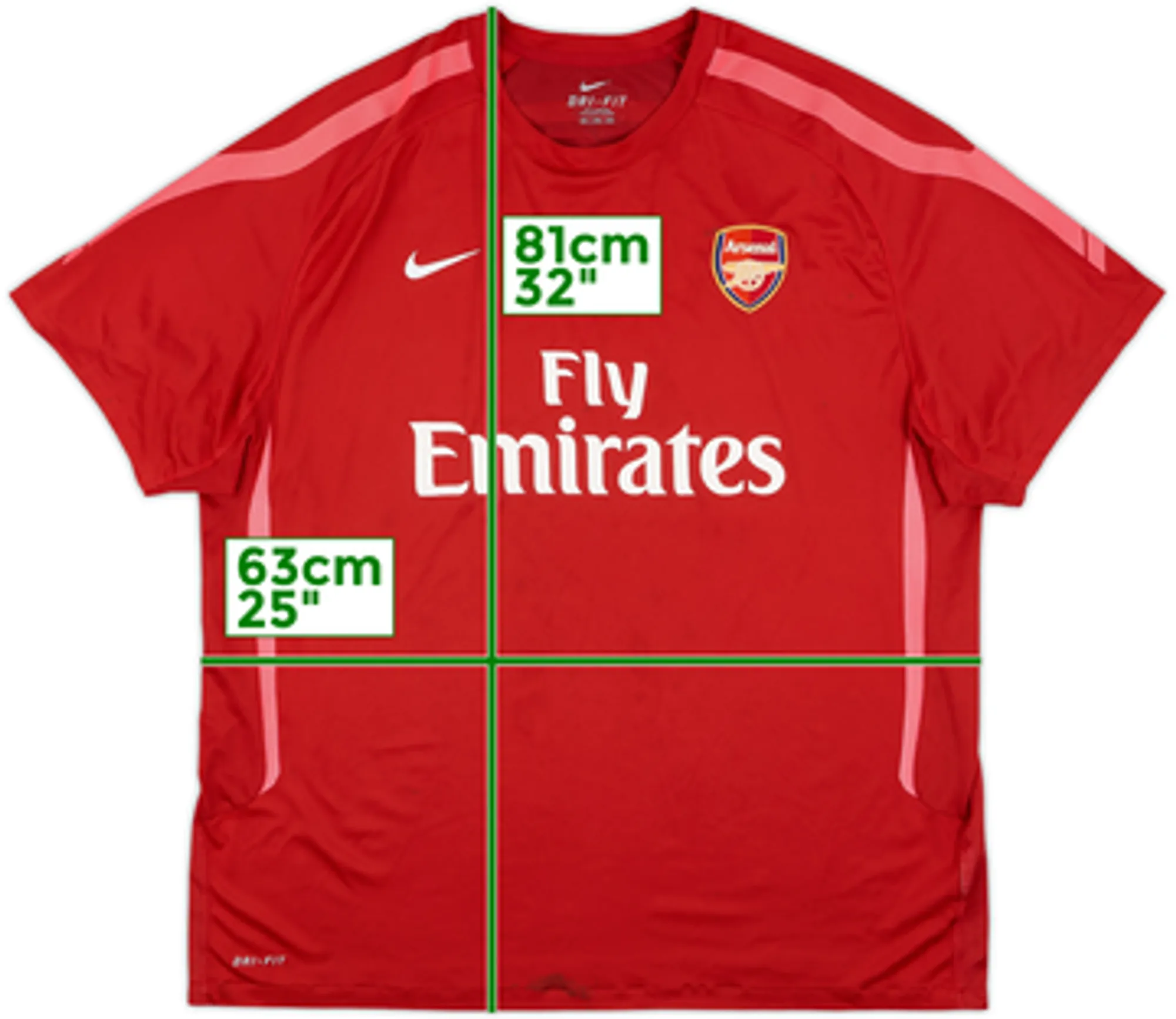 2010-11 Arsenal Nike Training Shirt - 6/10 - (XXL)