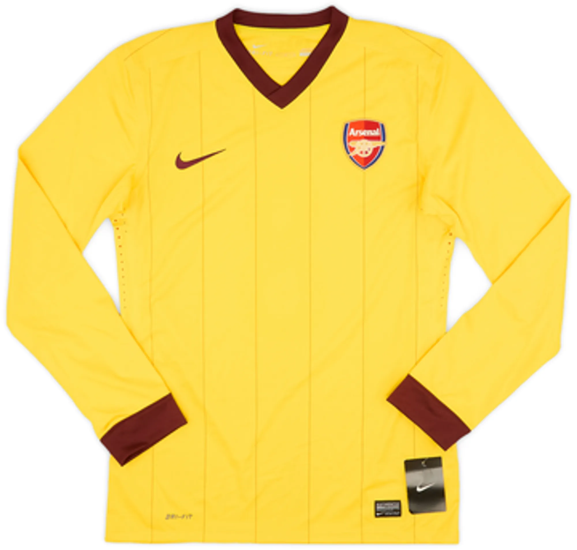 2010-13 Arsenal Player Issue Away L/S Shirt Arteta #8 (M)