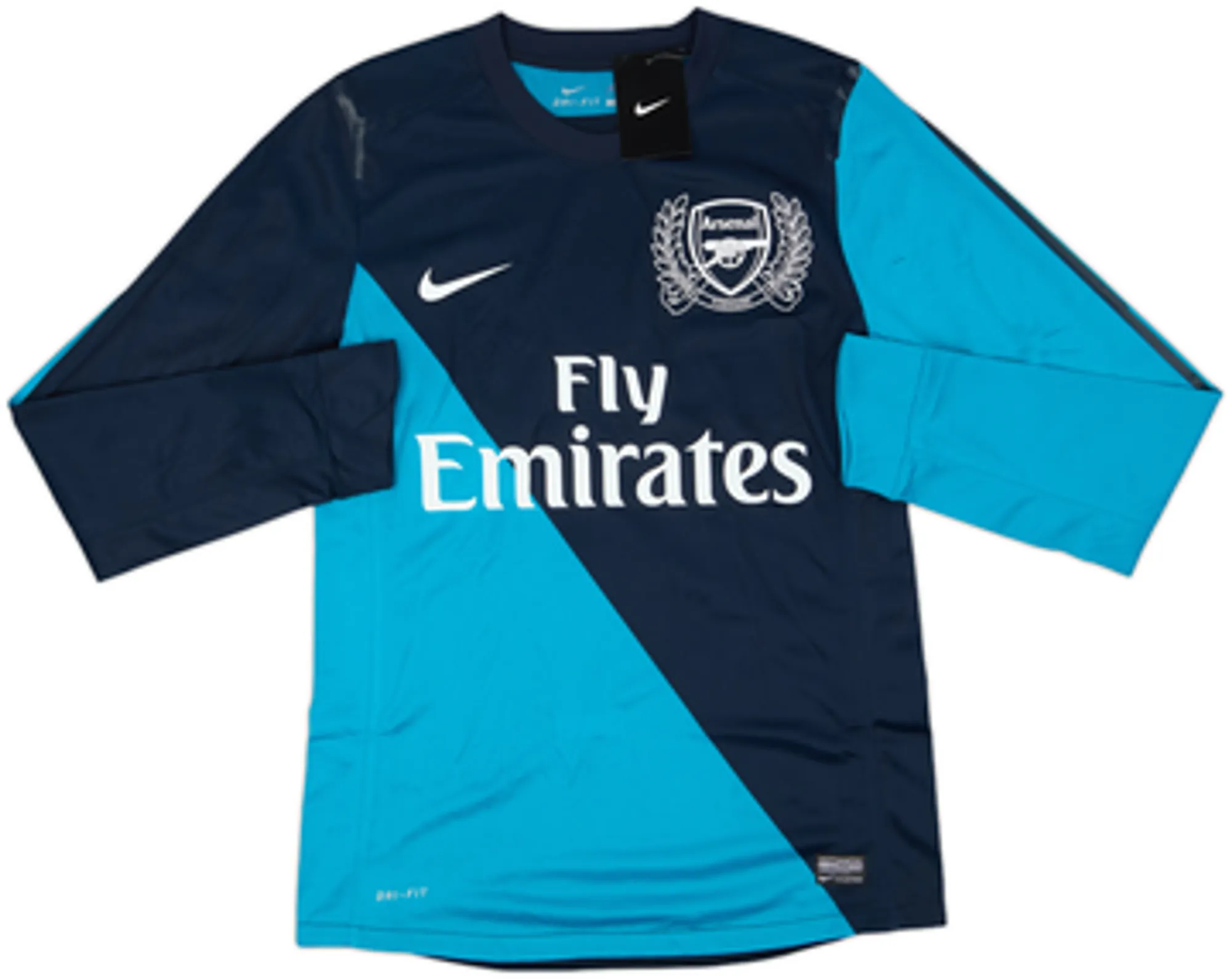2011-12 Arsenal Player Issue Away L/S Shirt Henry #12 (M)
