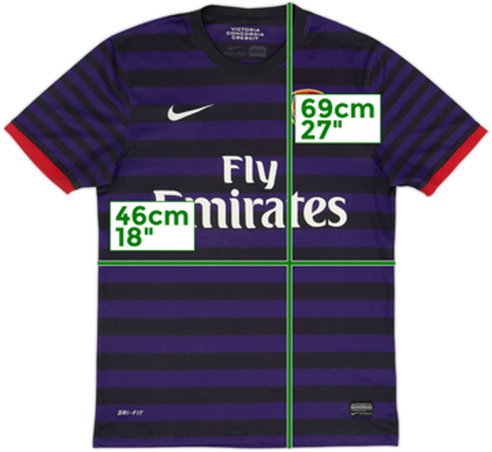 2012-13 Arsenal Away Shirt - 5/10 - (M)