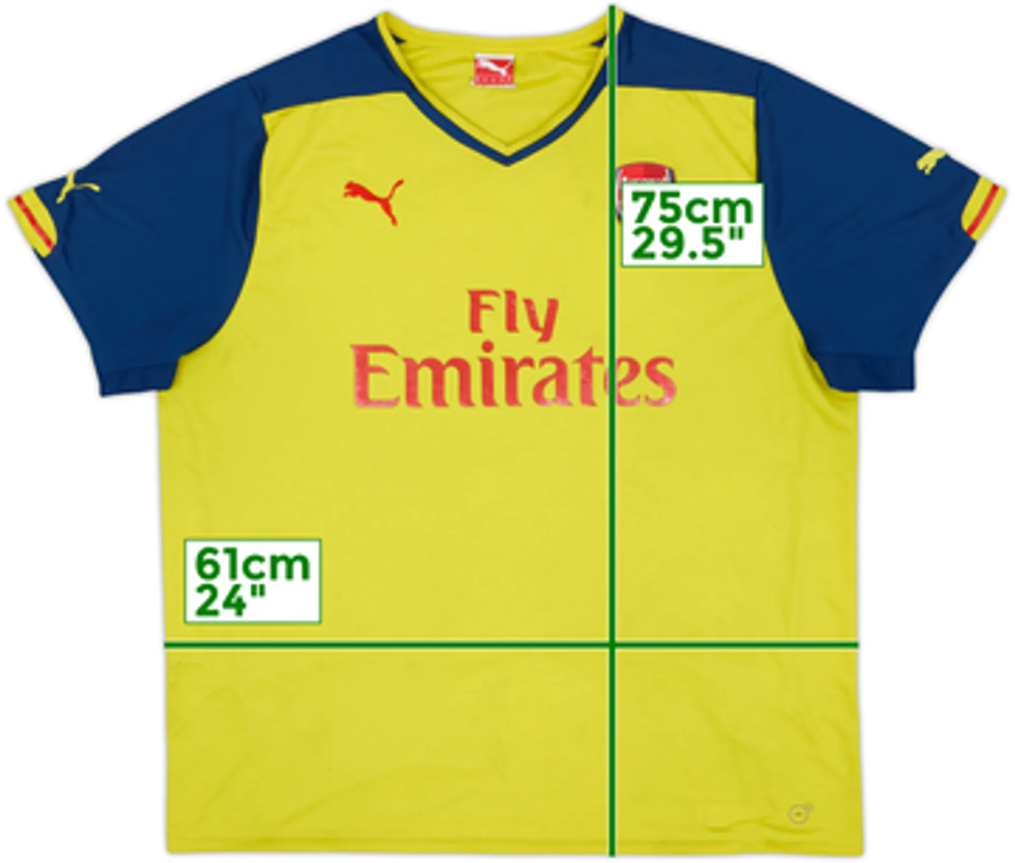 2014-15 Arsenal Away Shirt - 4/10 - (L)