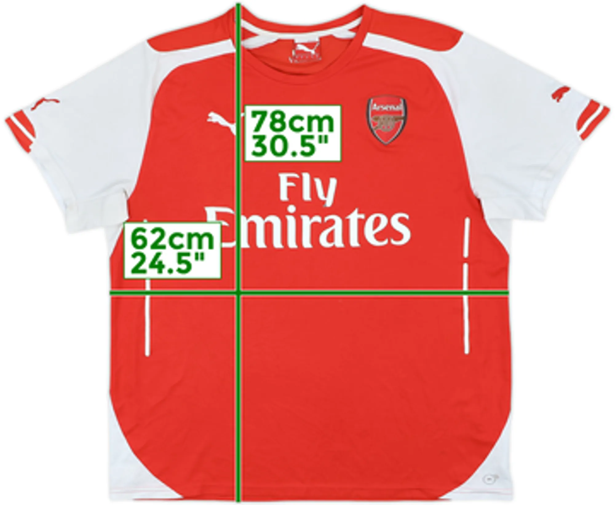 2014-15 Arsenal Home Shirt - 5/10 - (L)