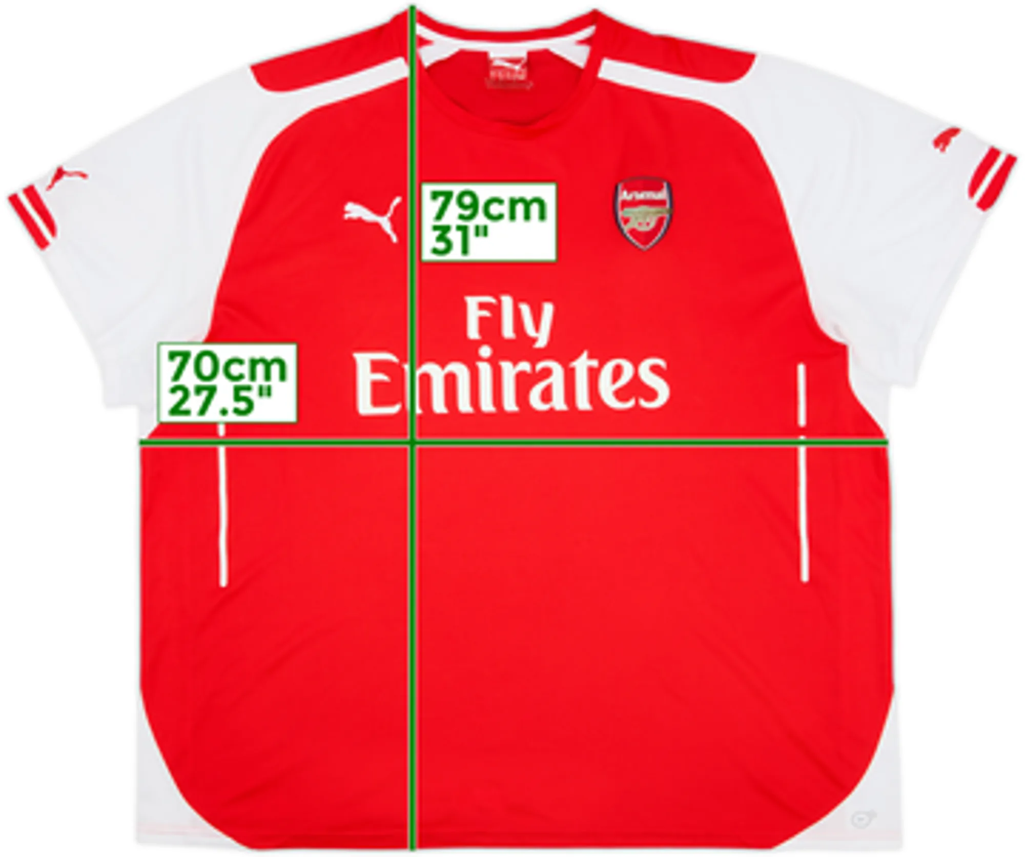 2014-15 Arsenal Home Shirt - 8/10 - (M.Boys)