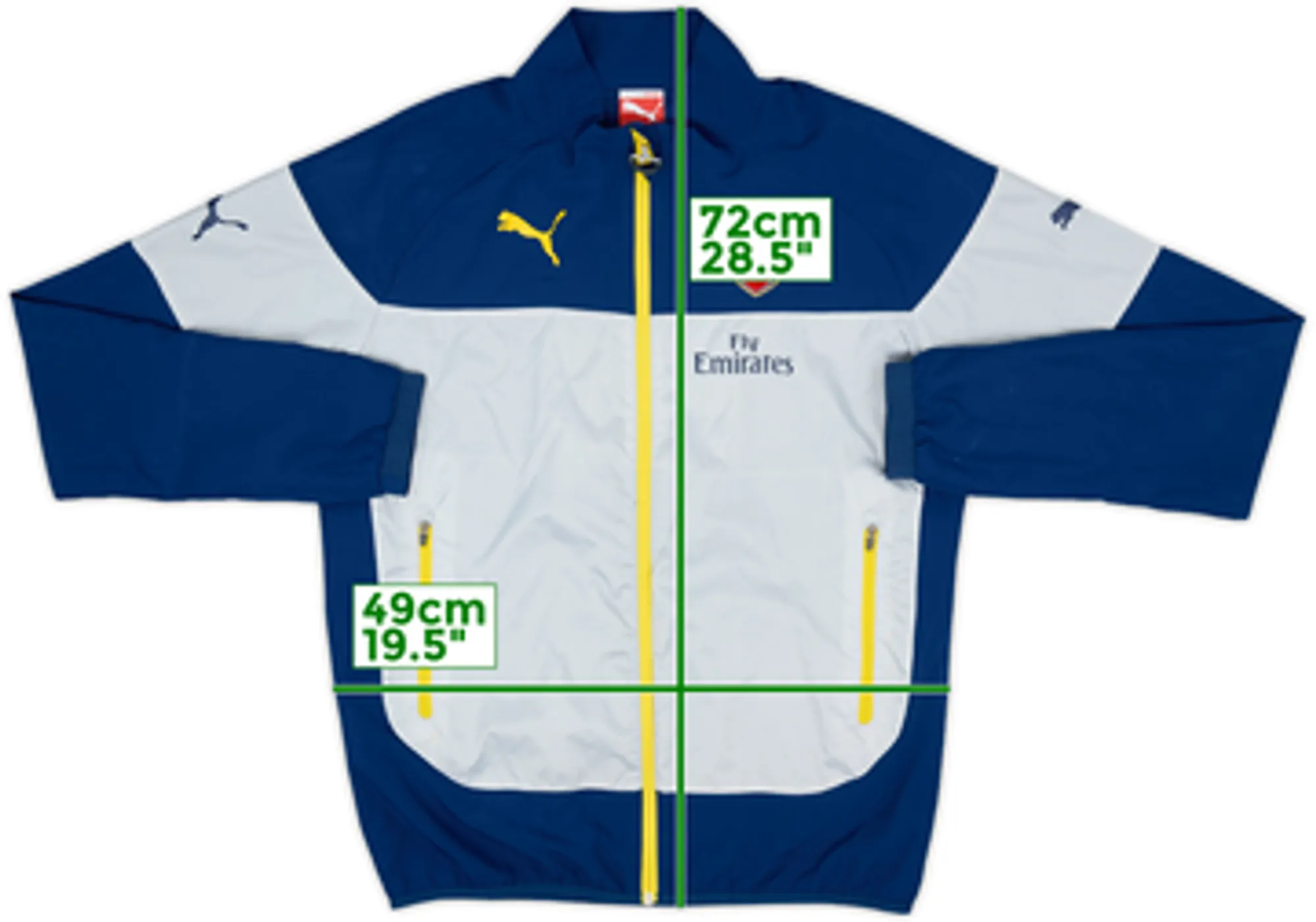 2014-15 Arsenal Puma Track Jacket - 7/10 - (L.Boys)