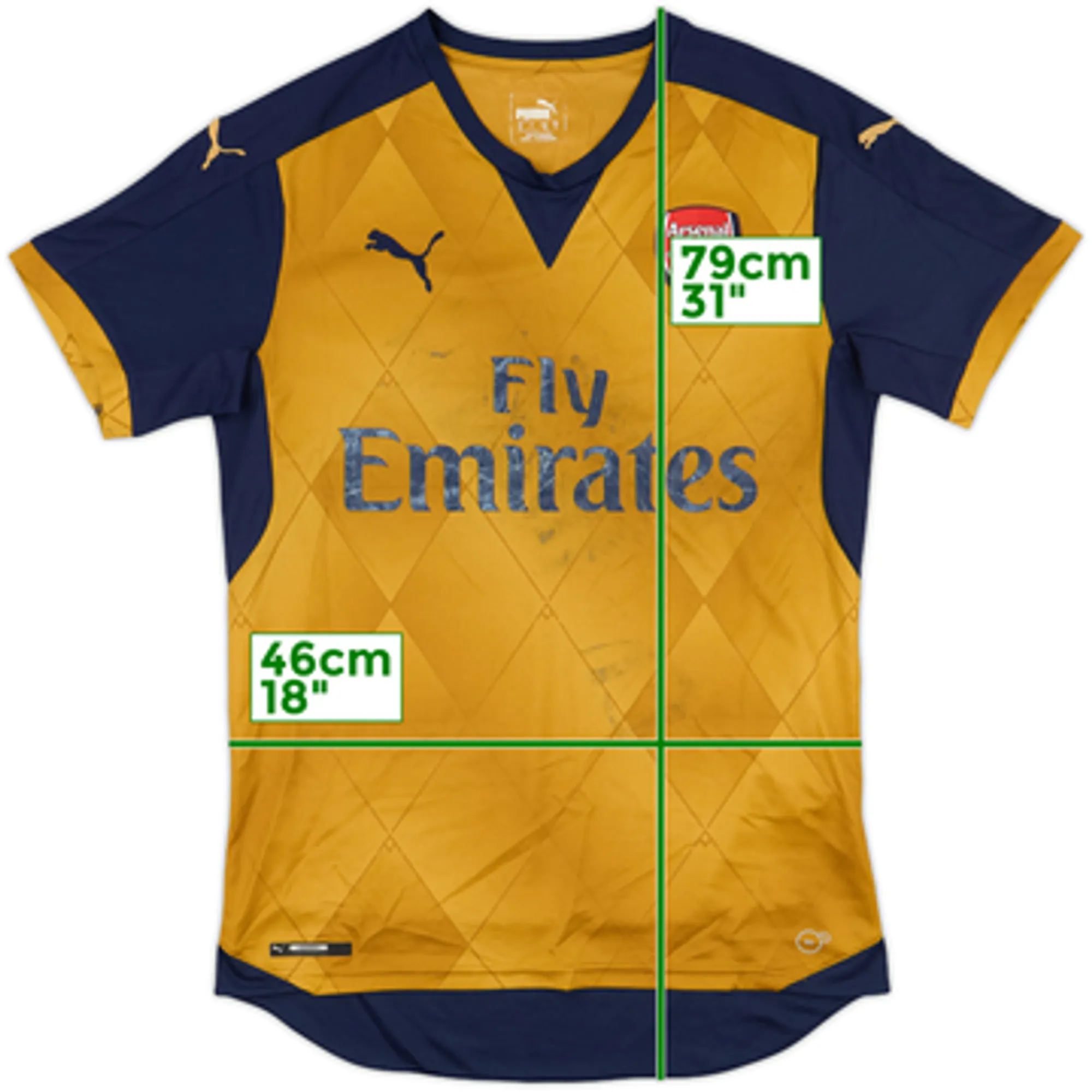 2015-16 Arsenal Away Shirt - 4/10 - (L)