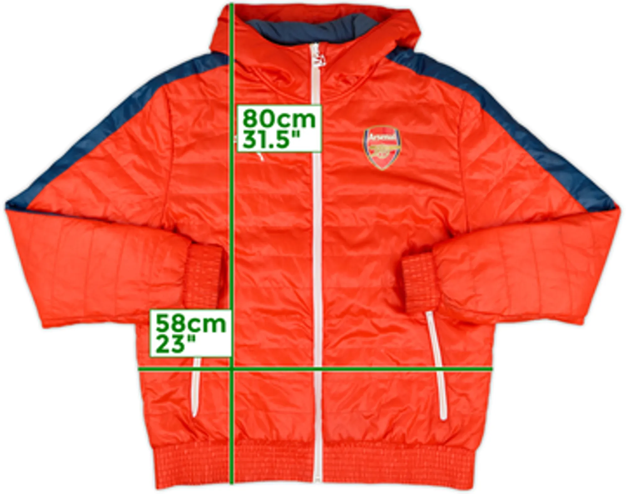 2015-16 Arsenal Puma Padded Bench Coat - 8/10 - (L)