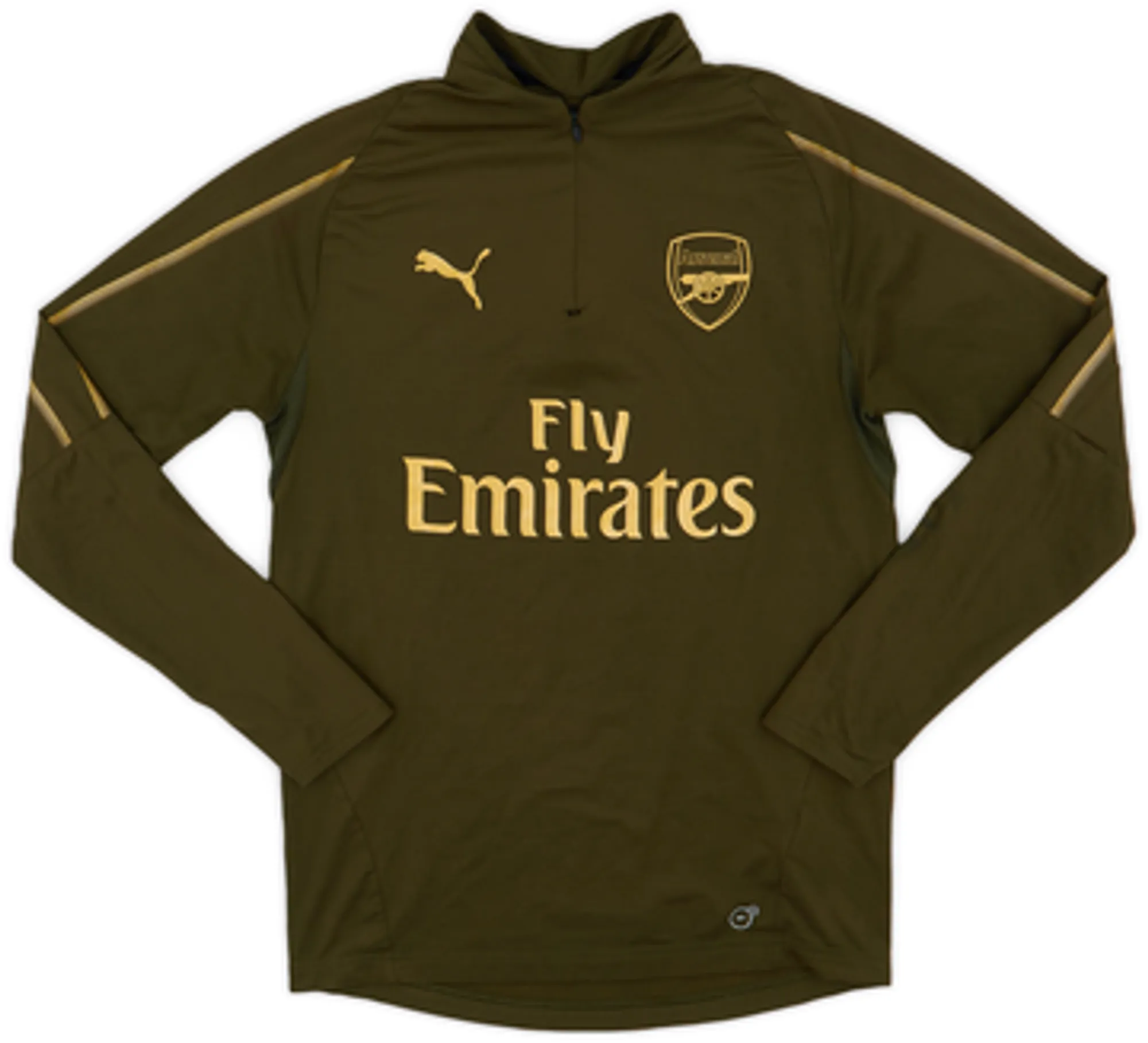 2017-18 Arsenal Puma 1/4 Zip Drill Top - 6/10 - (S)