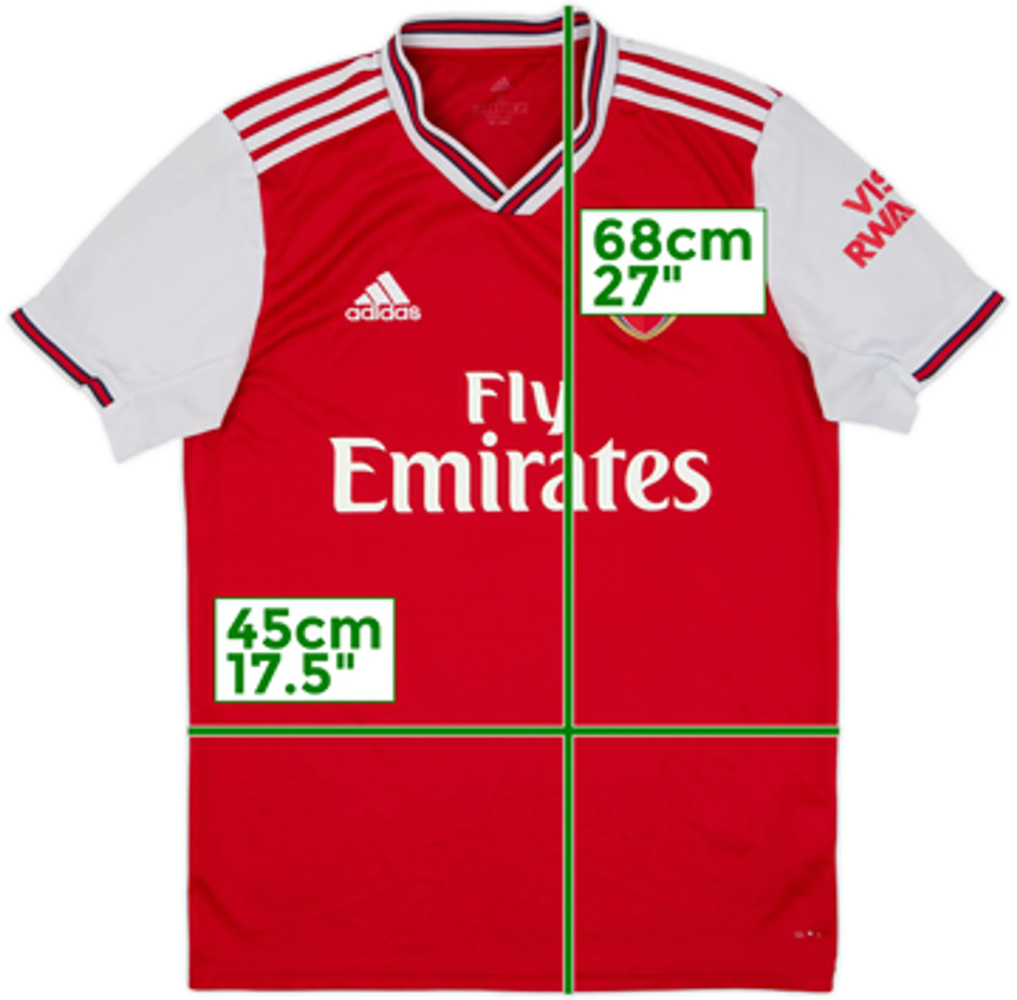 2019-20 Arsenal Home Shirt - 4/10 - (M)