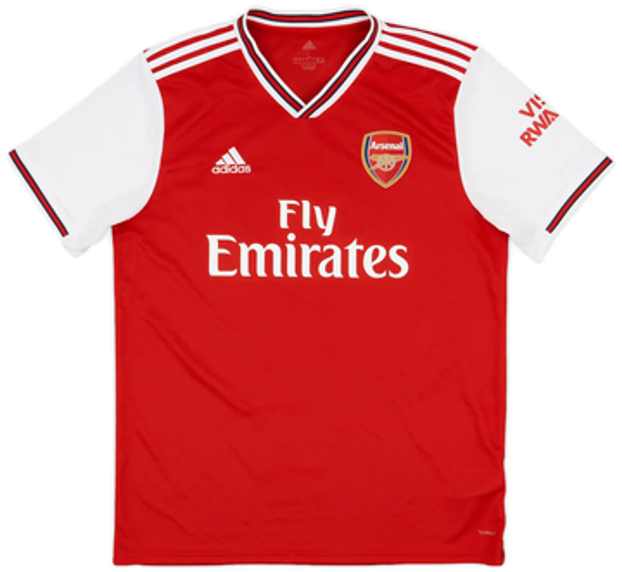 2019-20 Arsenal Home Shirt Saka #77EL